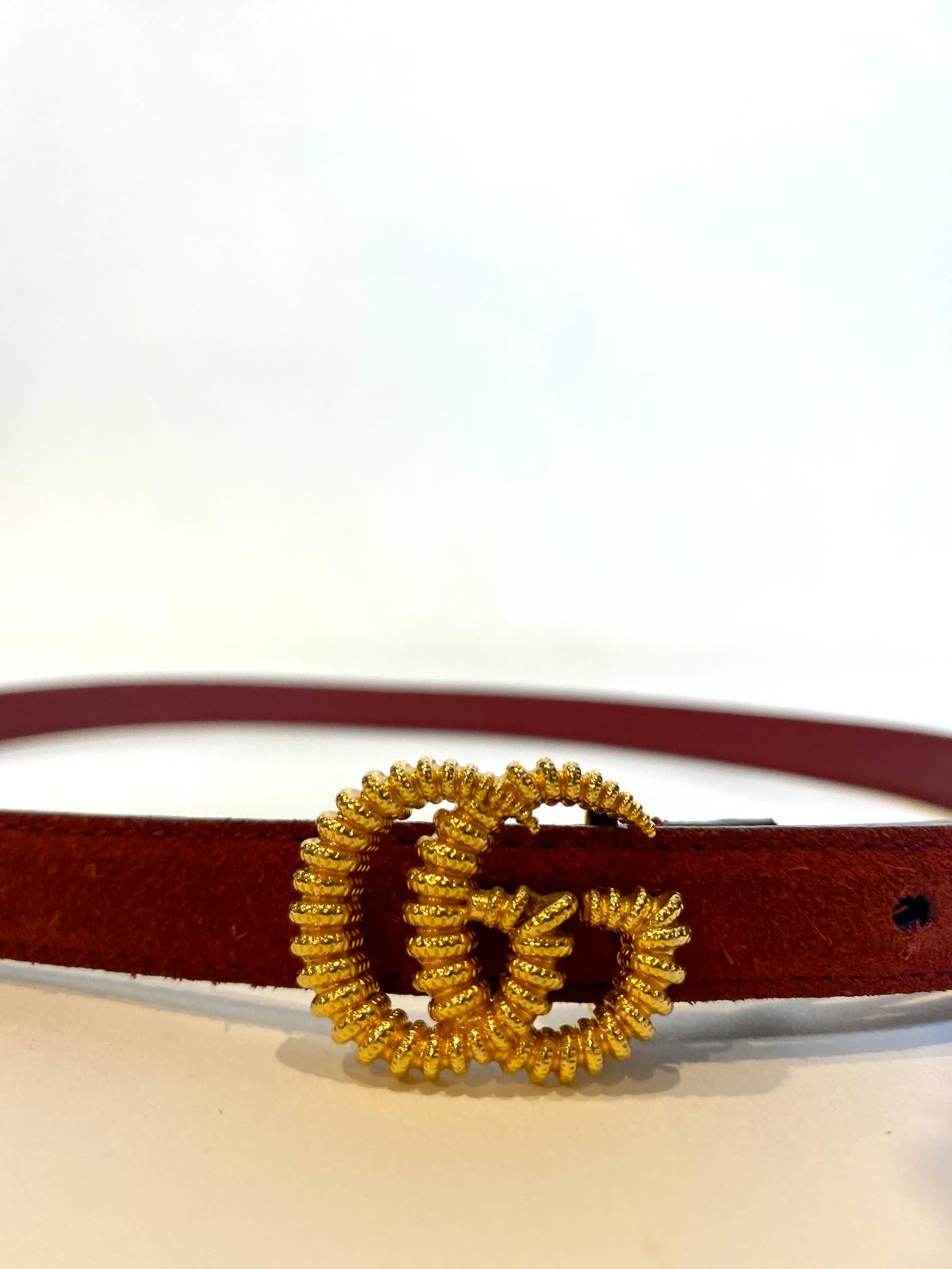 Gucci suede belt