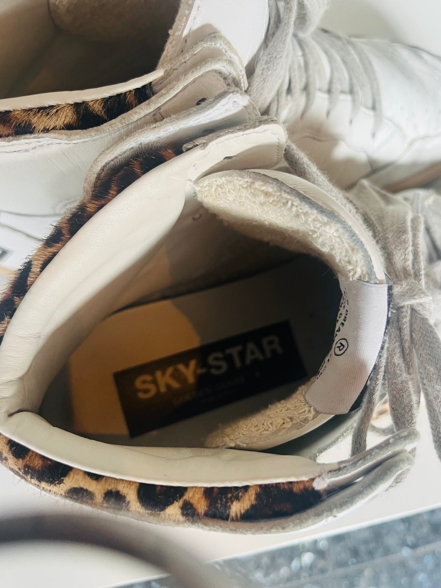 Golden Goose Deluxe sky-star sneakers size 39