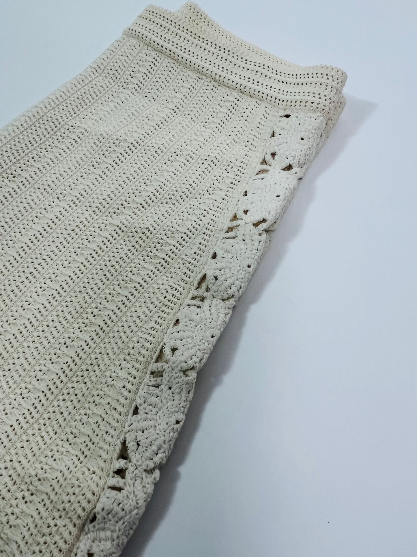Maje crochet crop trouser