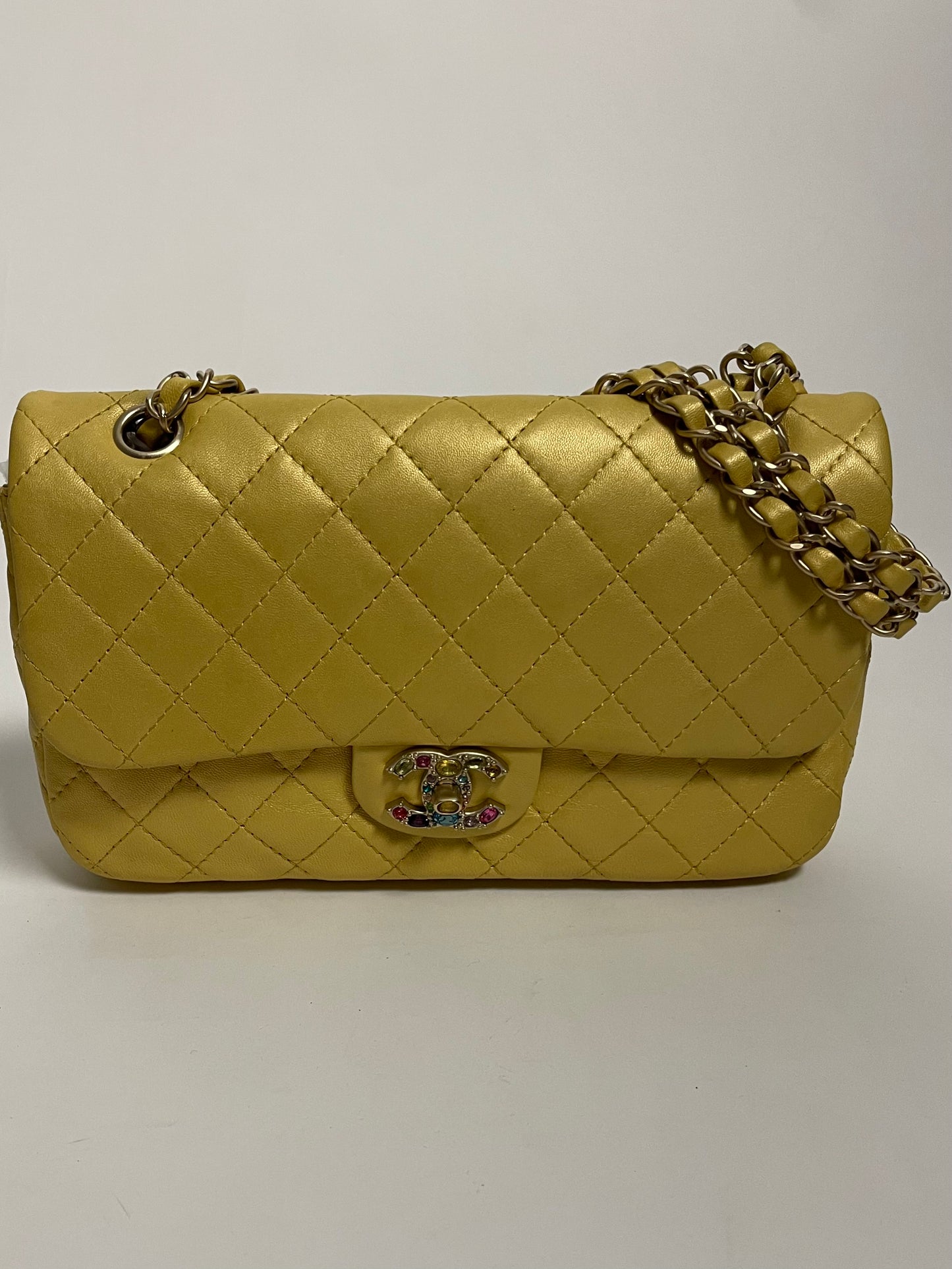 CHANEL jewelled flap bag