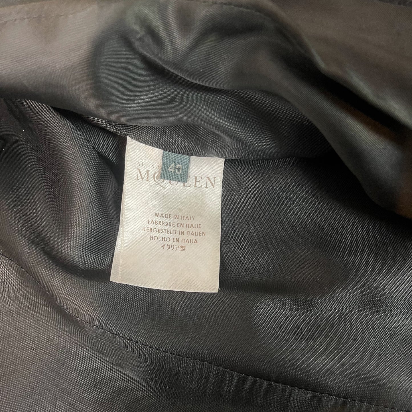 Alexander McQueen cape style jacket