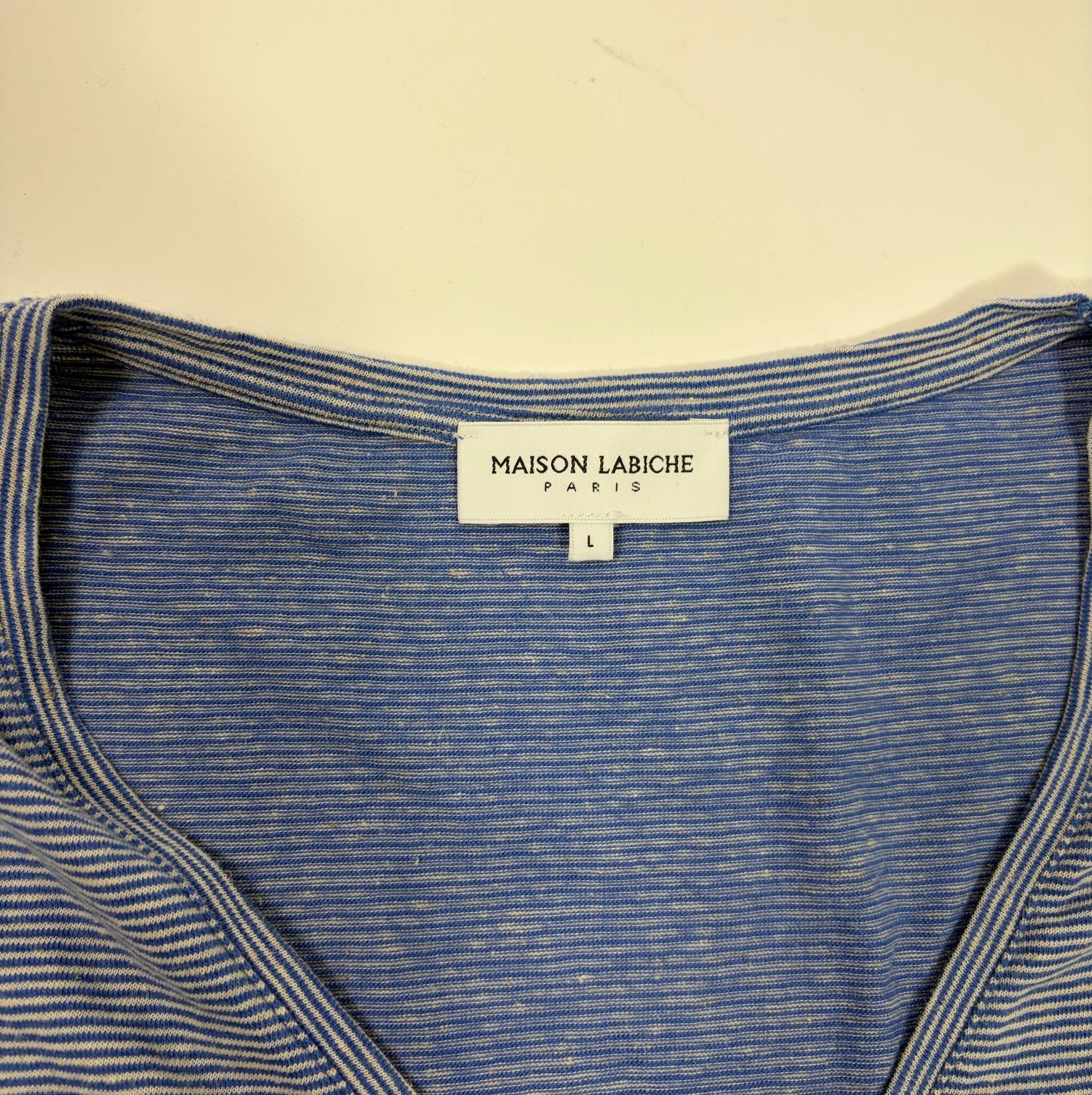 Maison Labiche Blue Striped Top