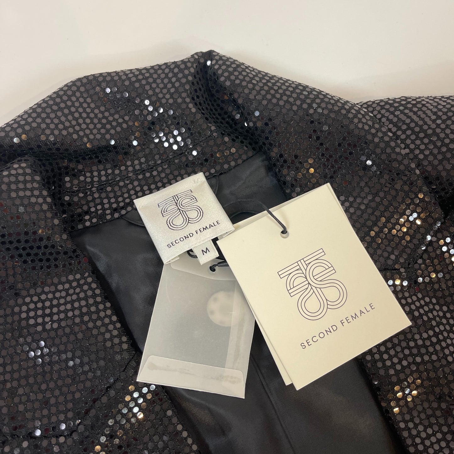 Second Female Black Sequin Blazer