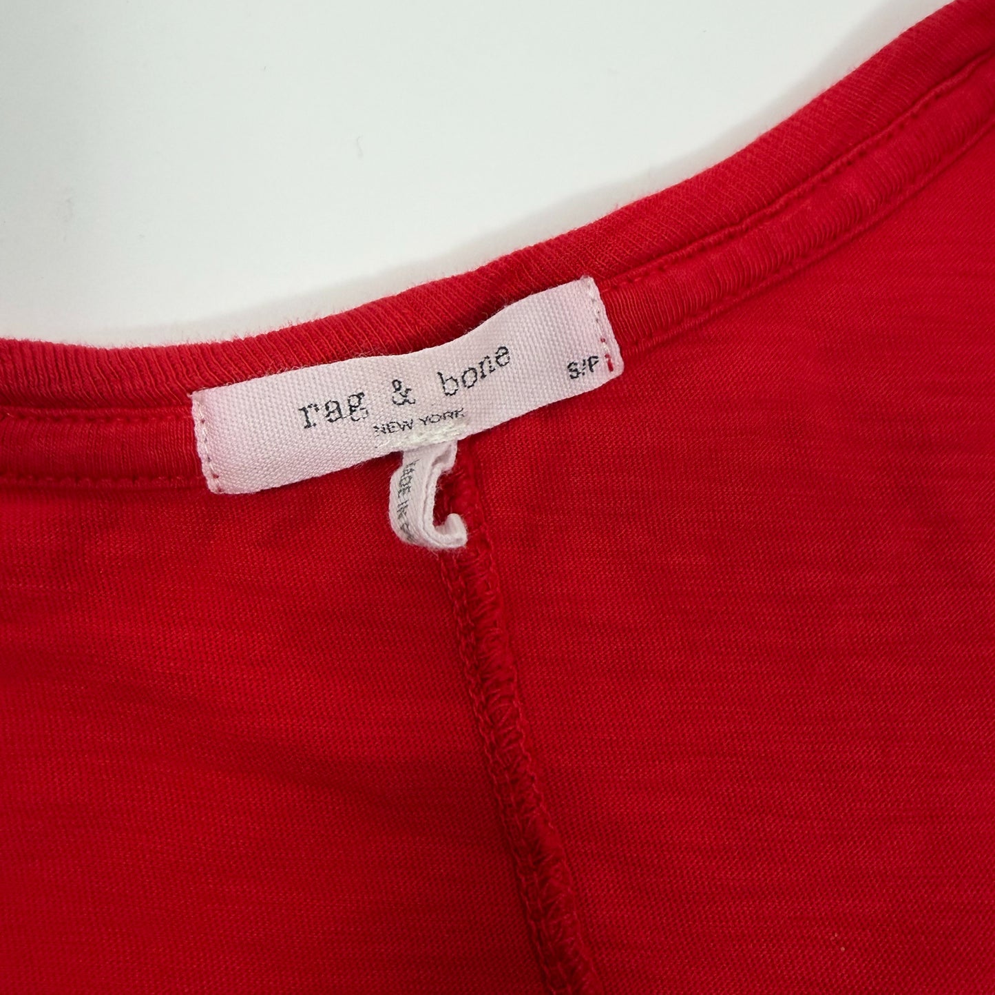 Rag & Bone Red T Shirt