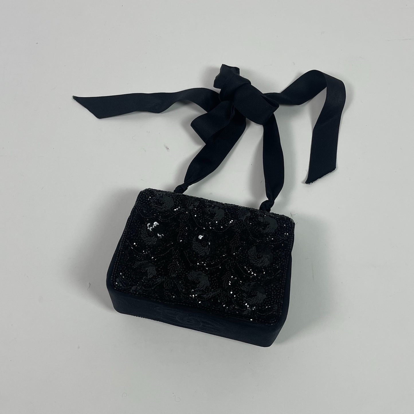 Chanel Black Sequin Handbag