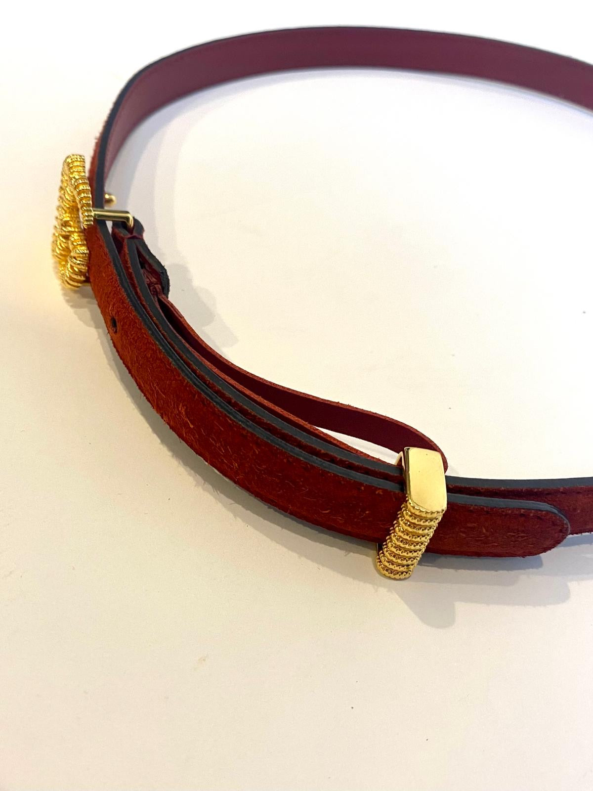 Gucci suede belt