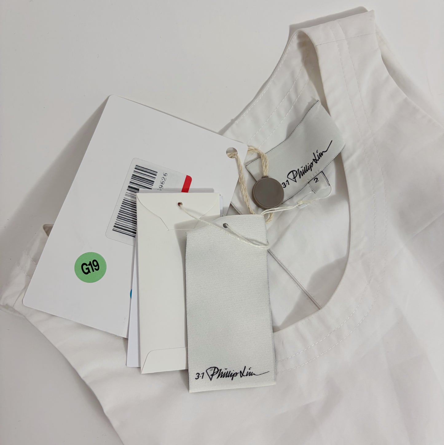 Phillip Lim White Poplin Maxi Dress