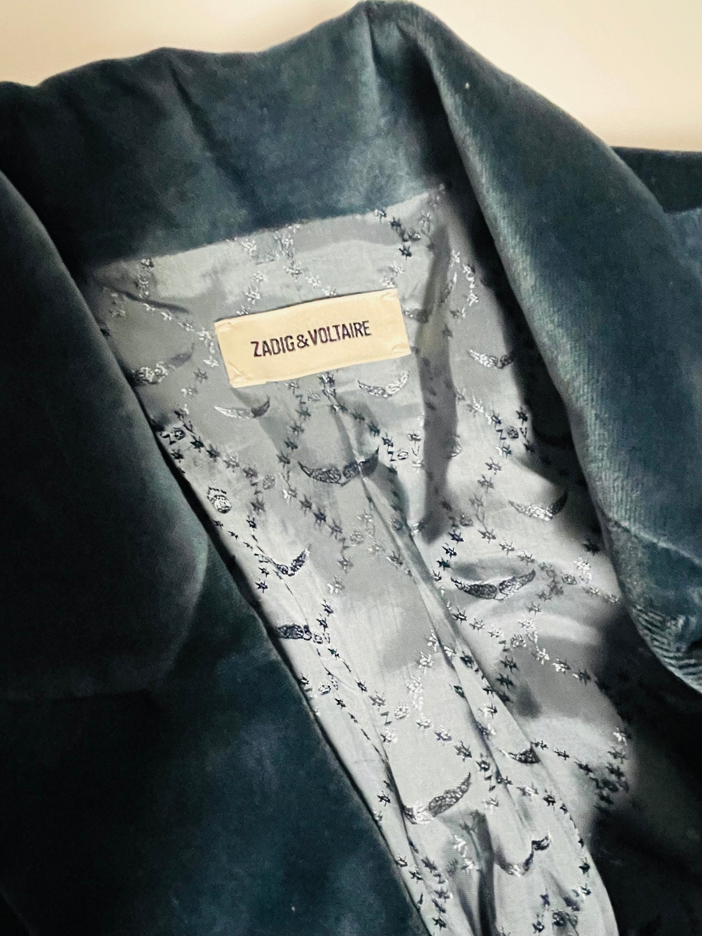 Zadig & Voltaire velvet blazer