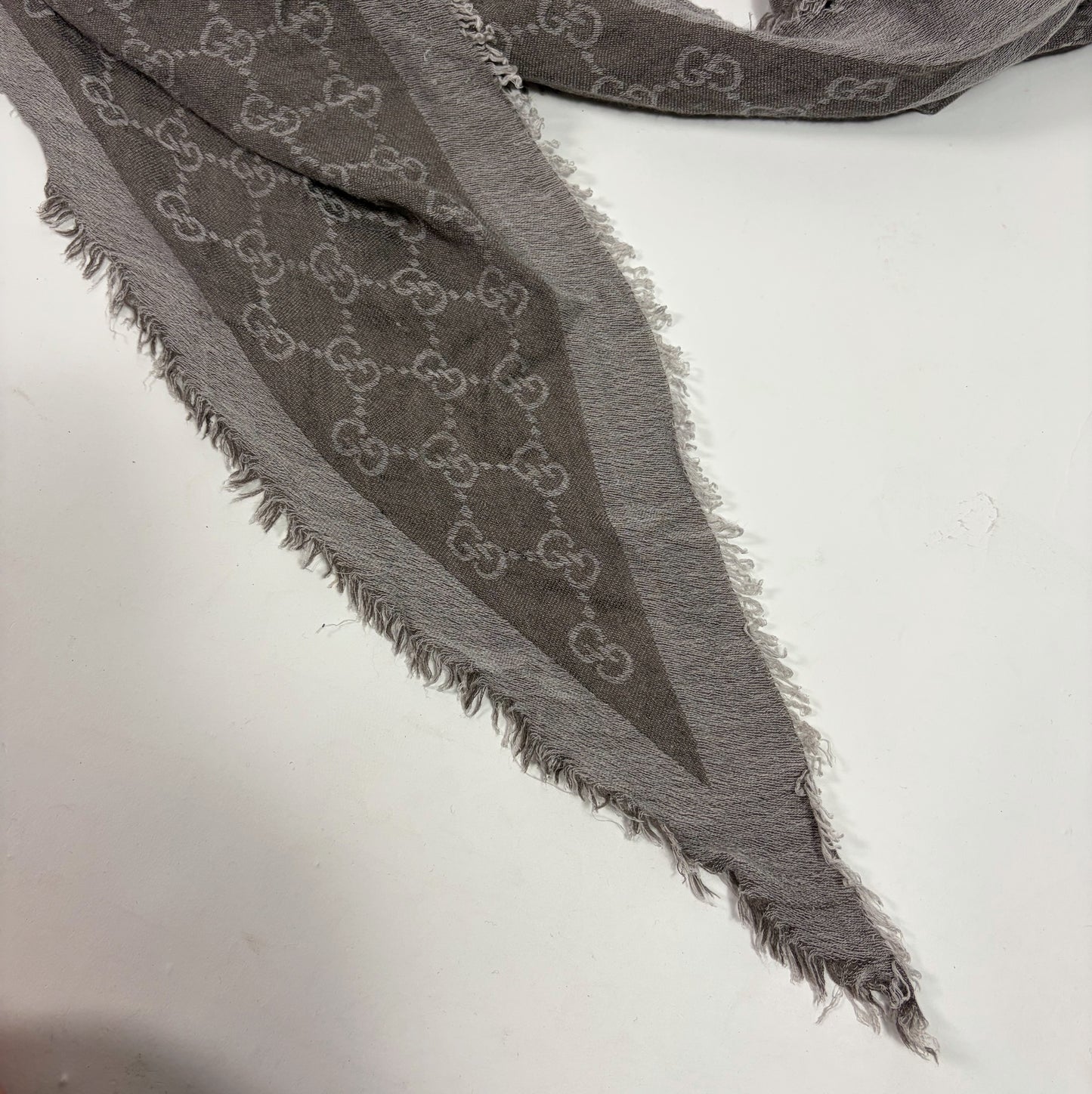 Gucci Grey Scarf