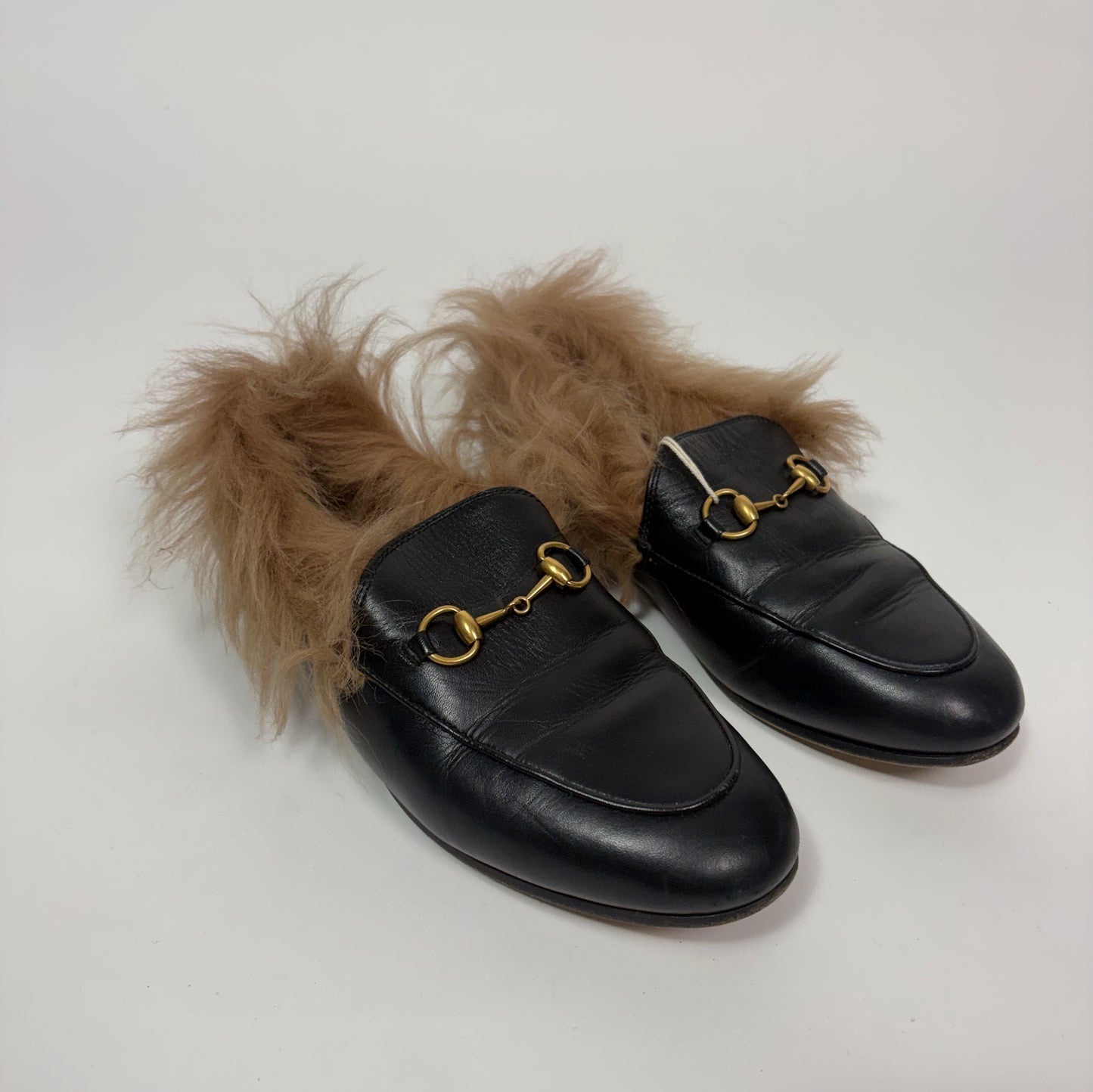 Gucci Fur Flats