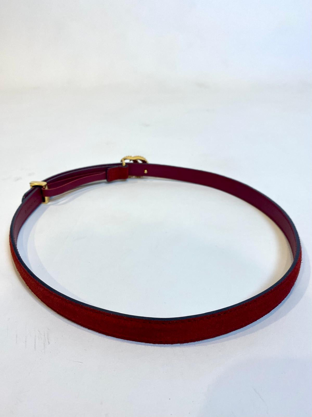 Gucci suede belt