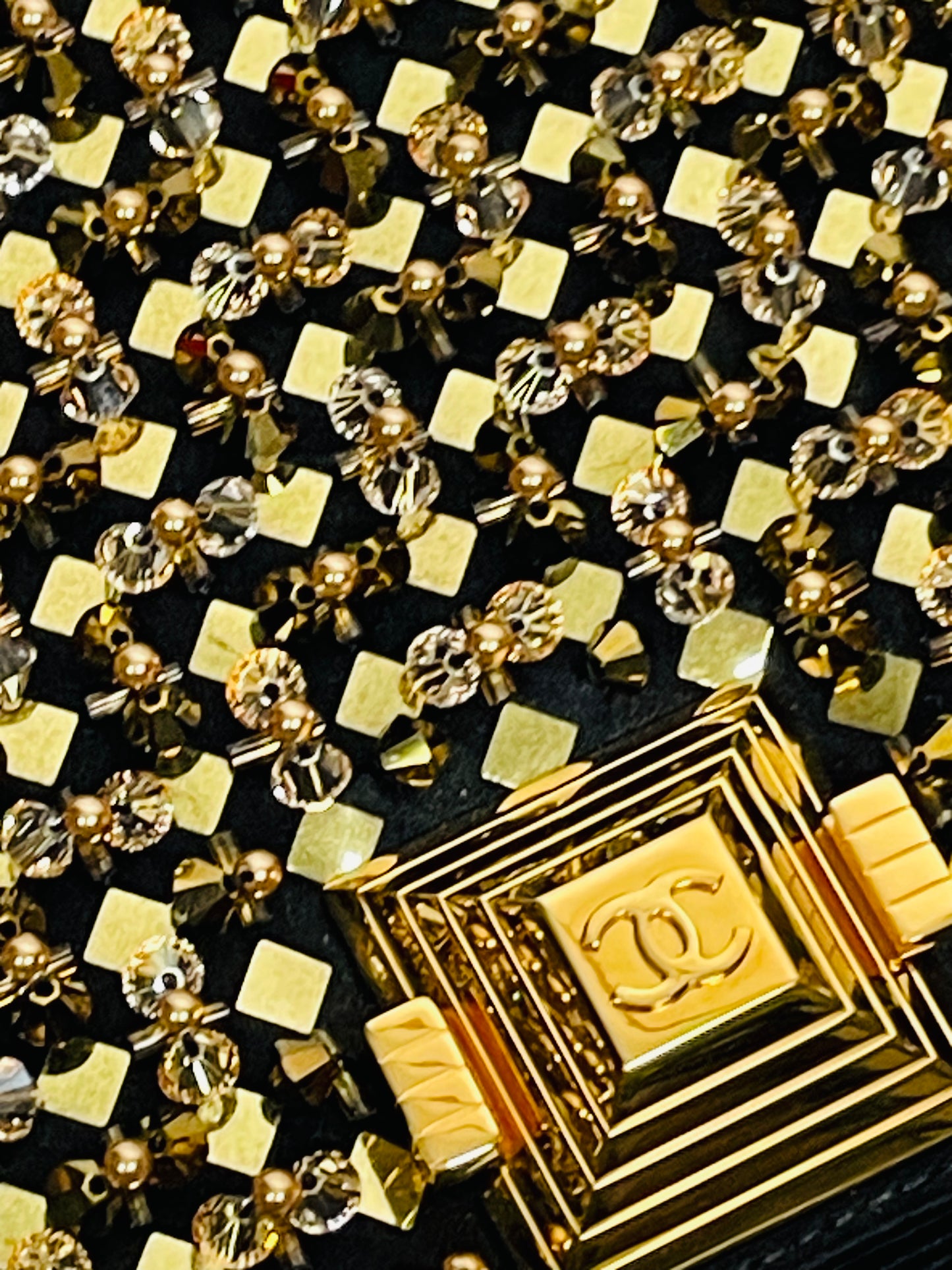 CHANEL sequin embellished WOC