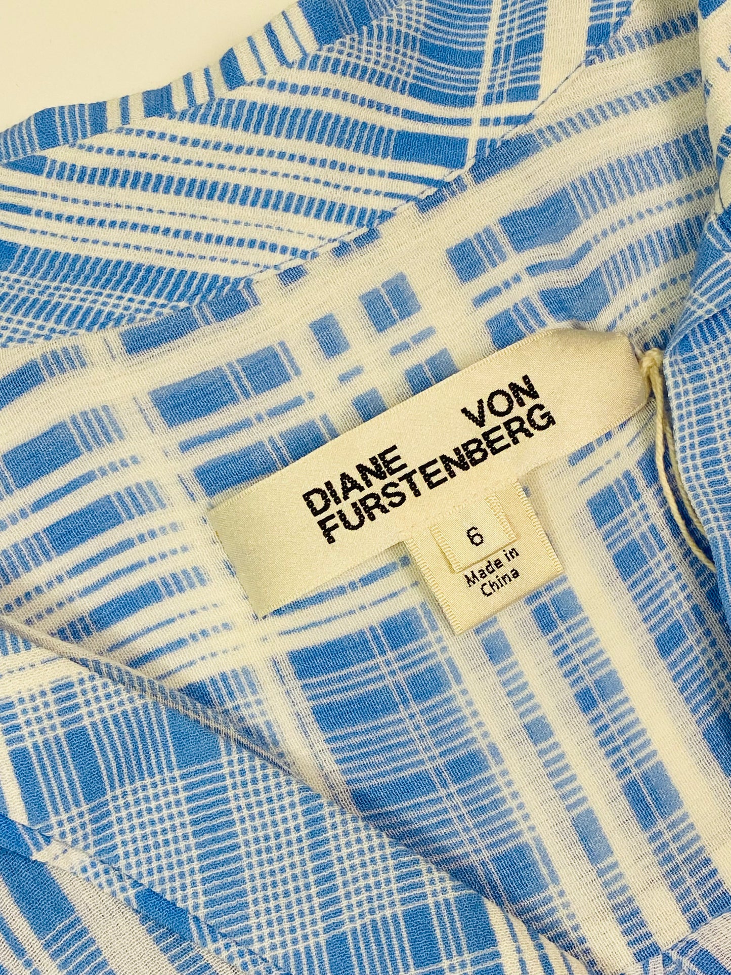 Diane Von Furstenberg flannel shirt