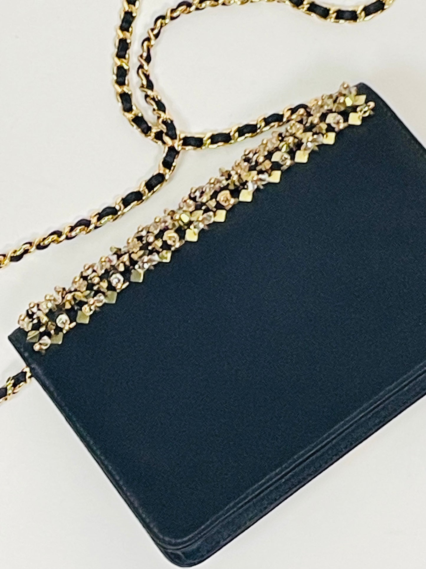 CHANEL sequin embellished WOC