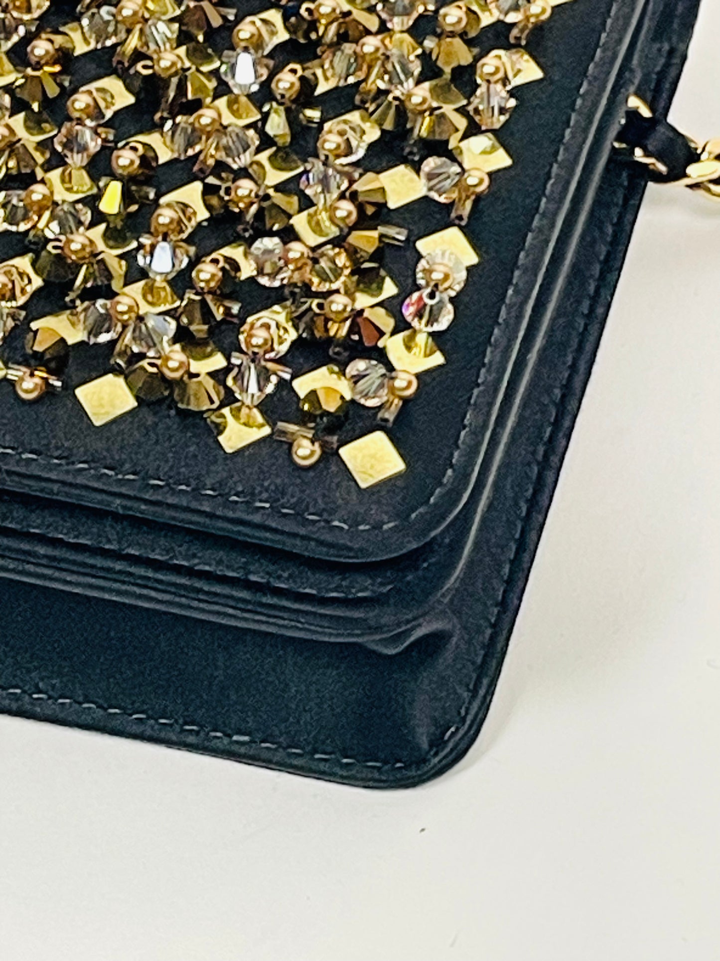 CHANEL sequin embellished WOC