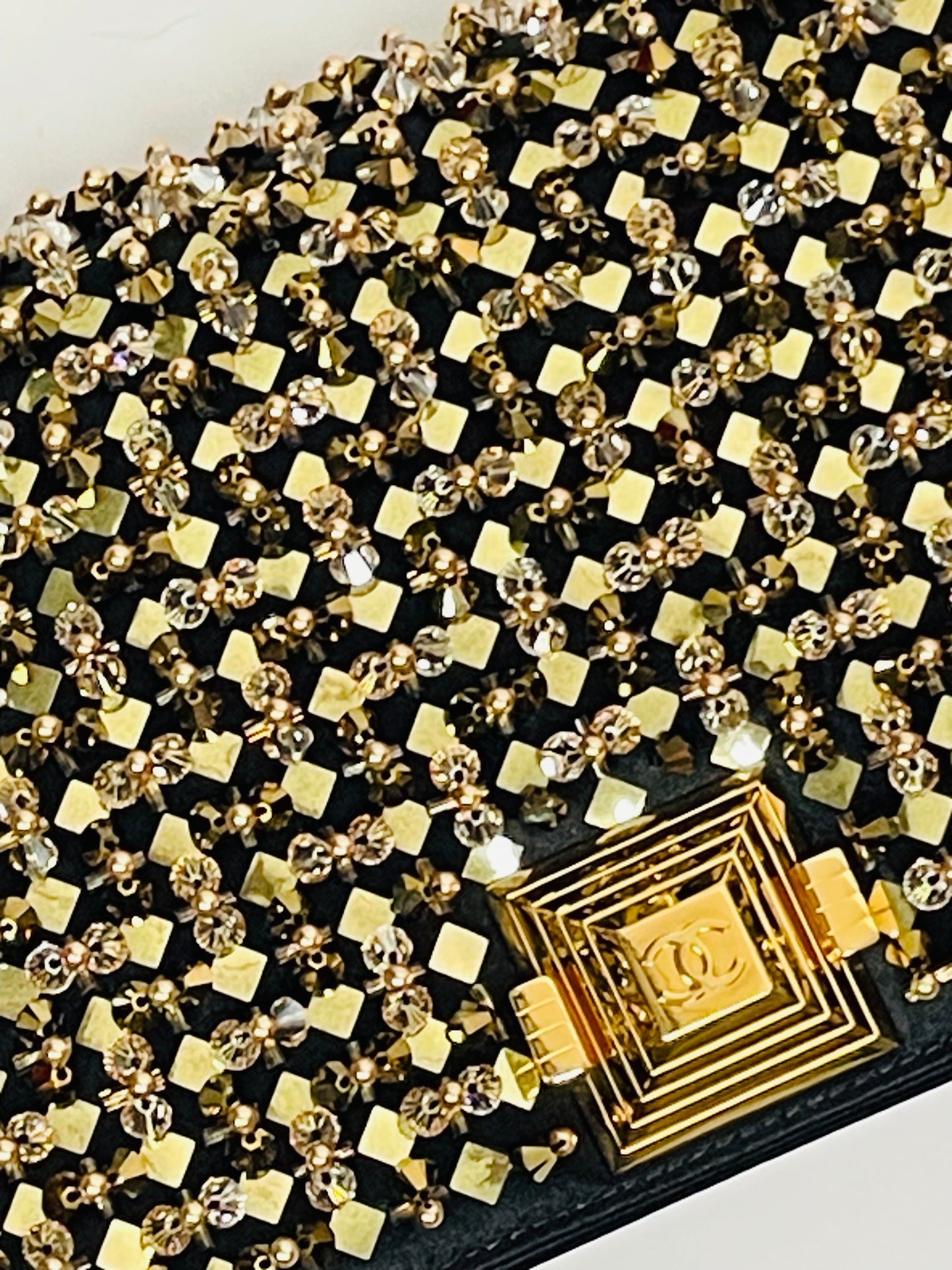 CHANEL sequin embellished WOC