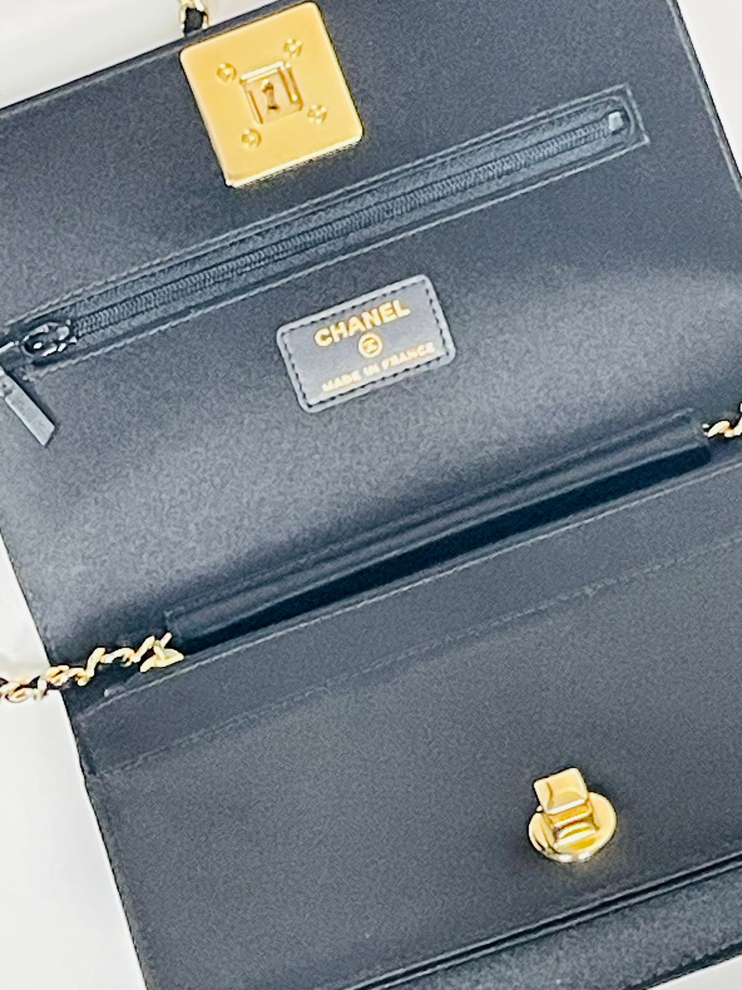 CHANEL sequin embellished WOC