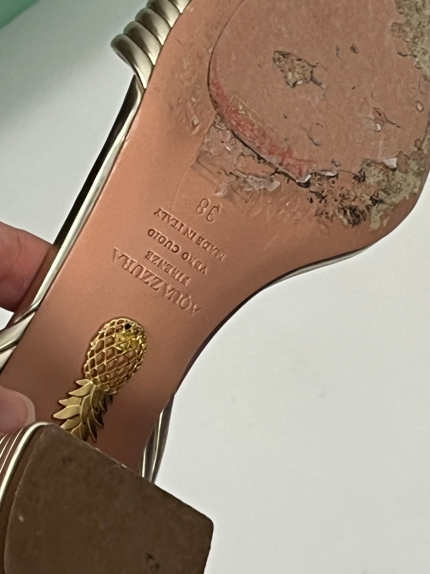 Aquazurra Sundance sandals 50mm