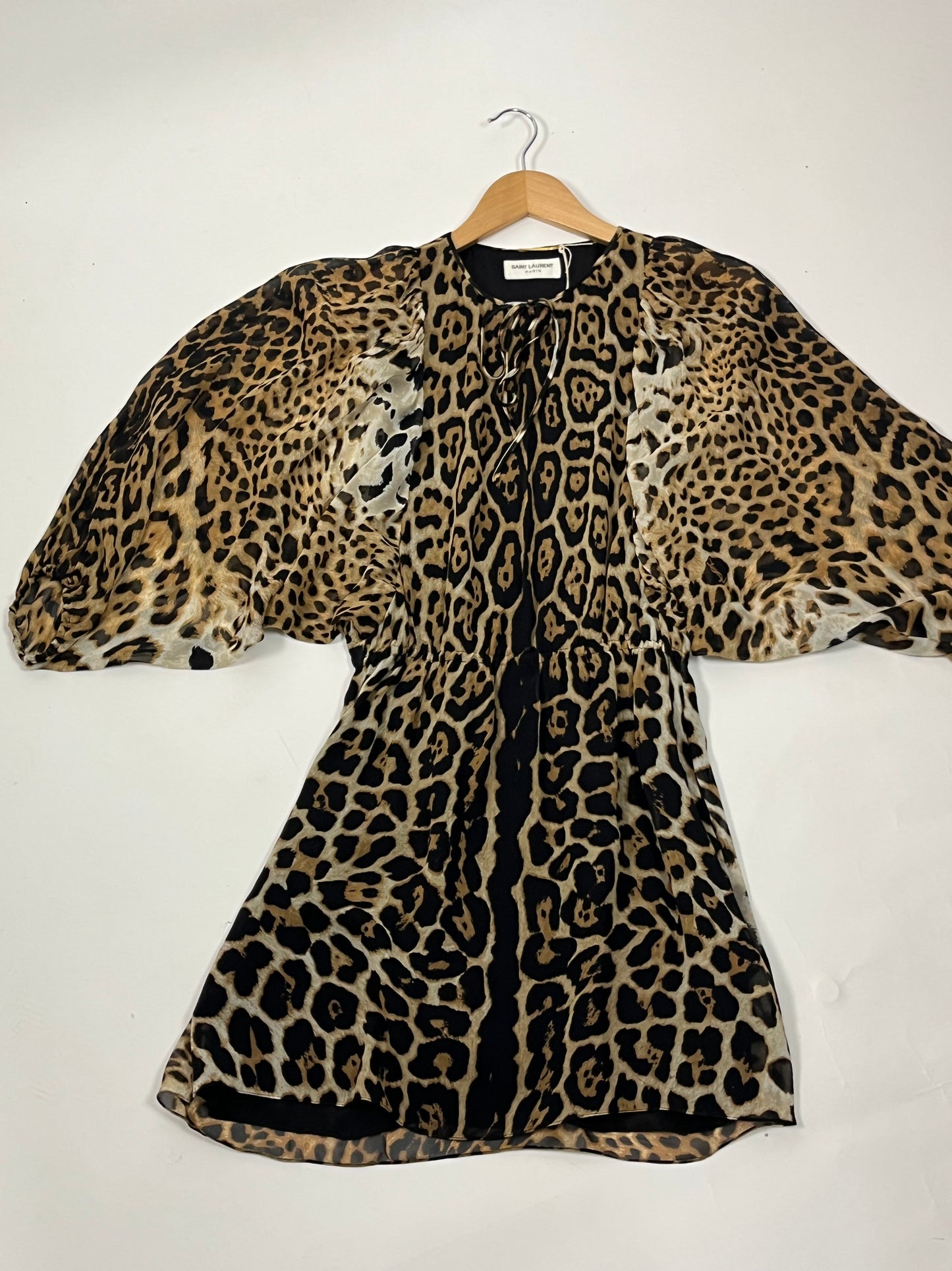 Saint Laurent leopard dress