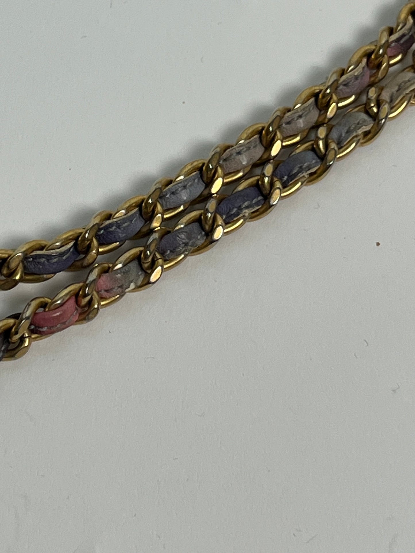 CHANEL Chain Around small rectangle chevron