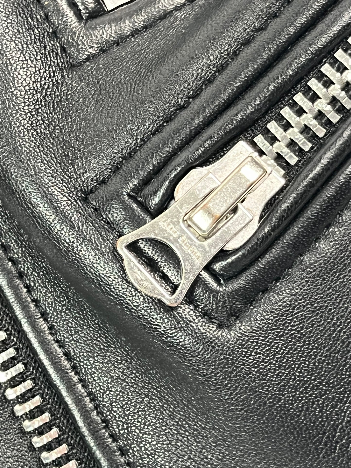 Acne Studios leather biker jacket