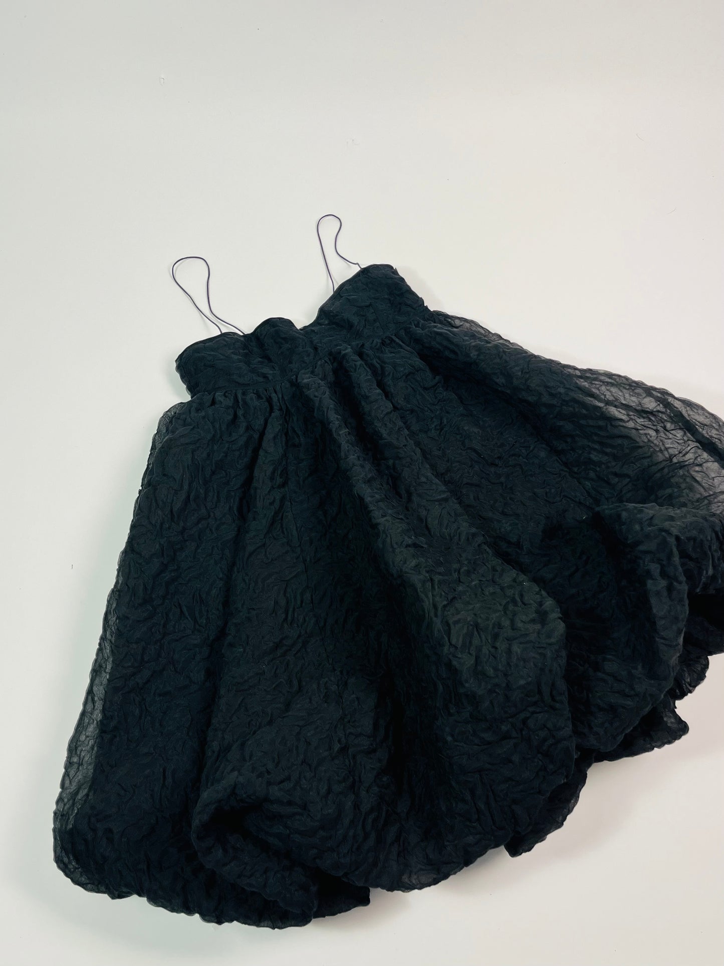 Cecilie Bahnsen black puffball dress