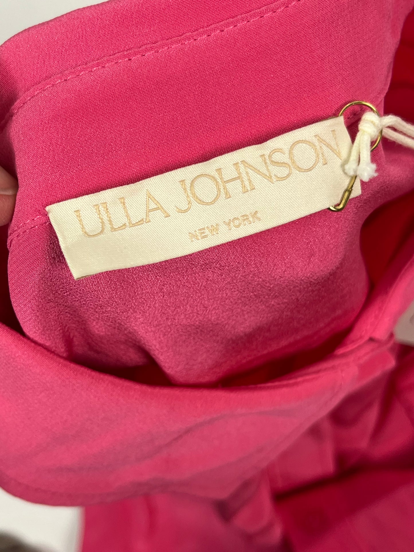 Ulla Johnson pink silk Gwen dress