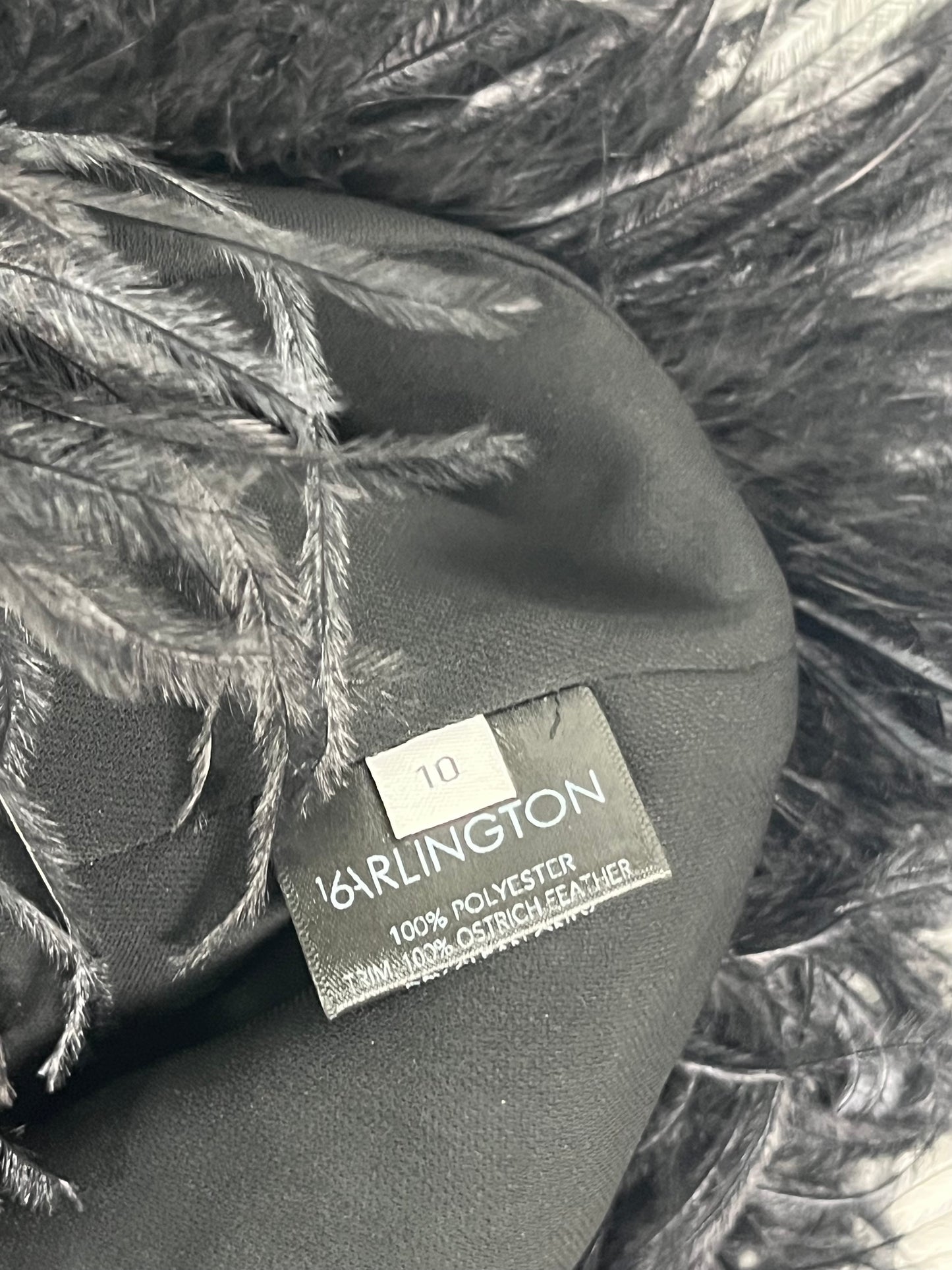 16 Arlington feather trim top