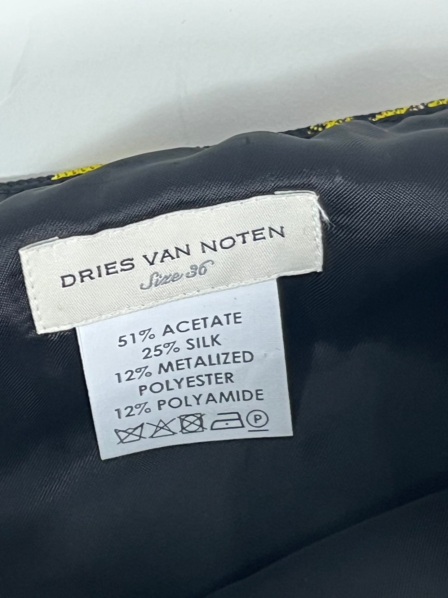 Dries Van Noten brocade skirt