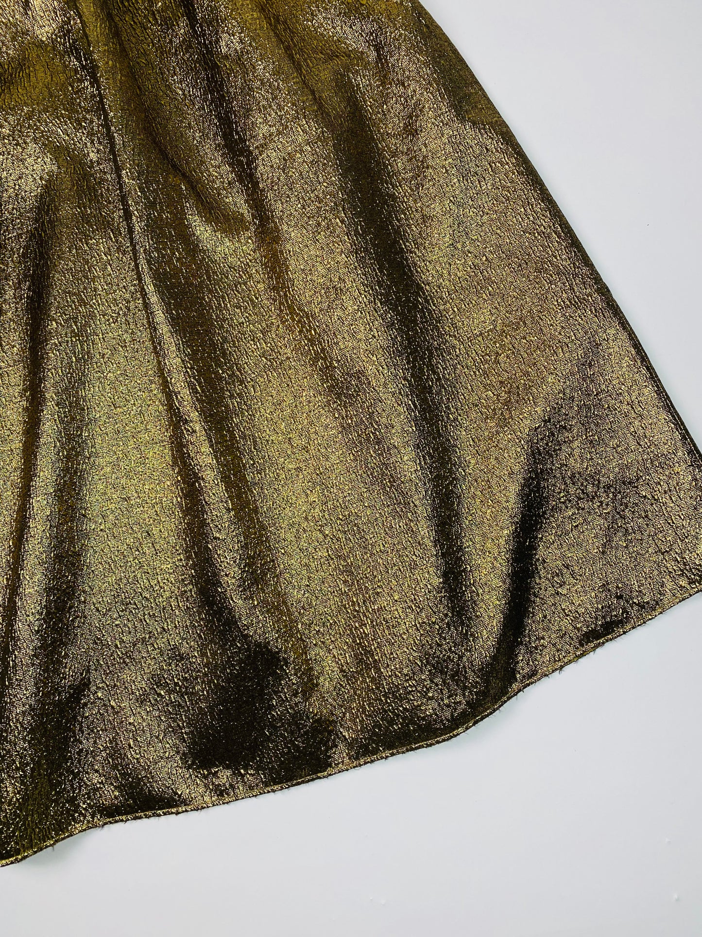 Self-Portrait gold bow gown