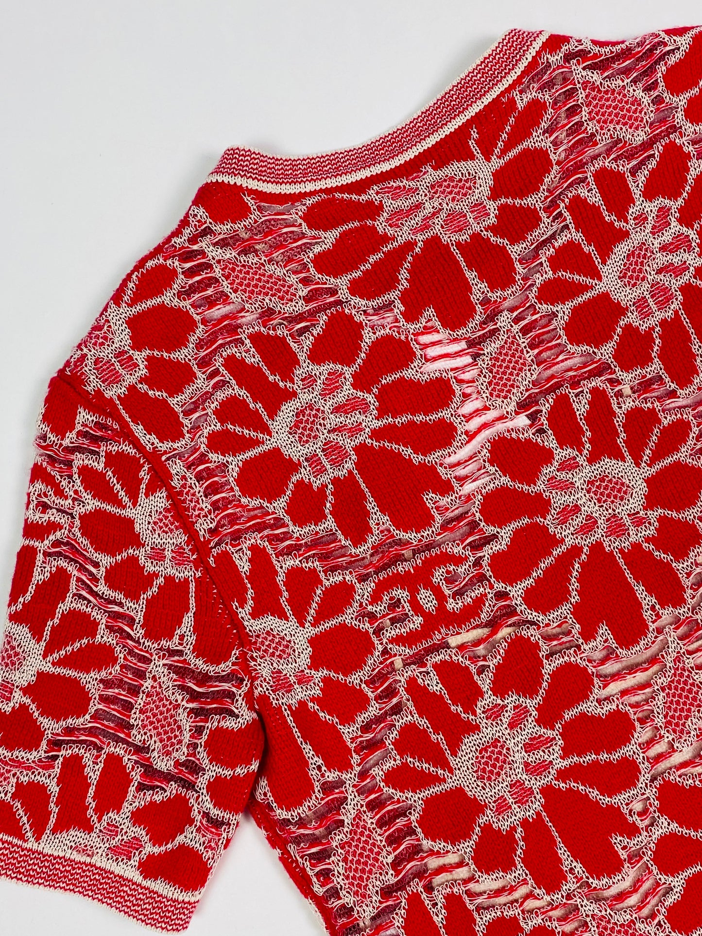 CHANEL floral knit dress