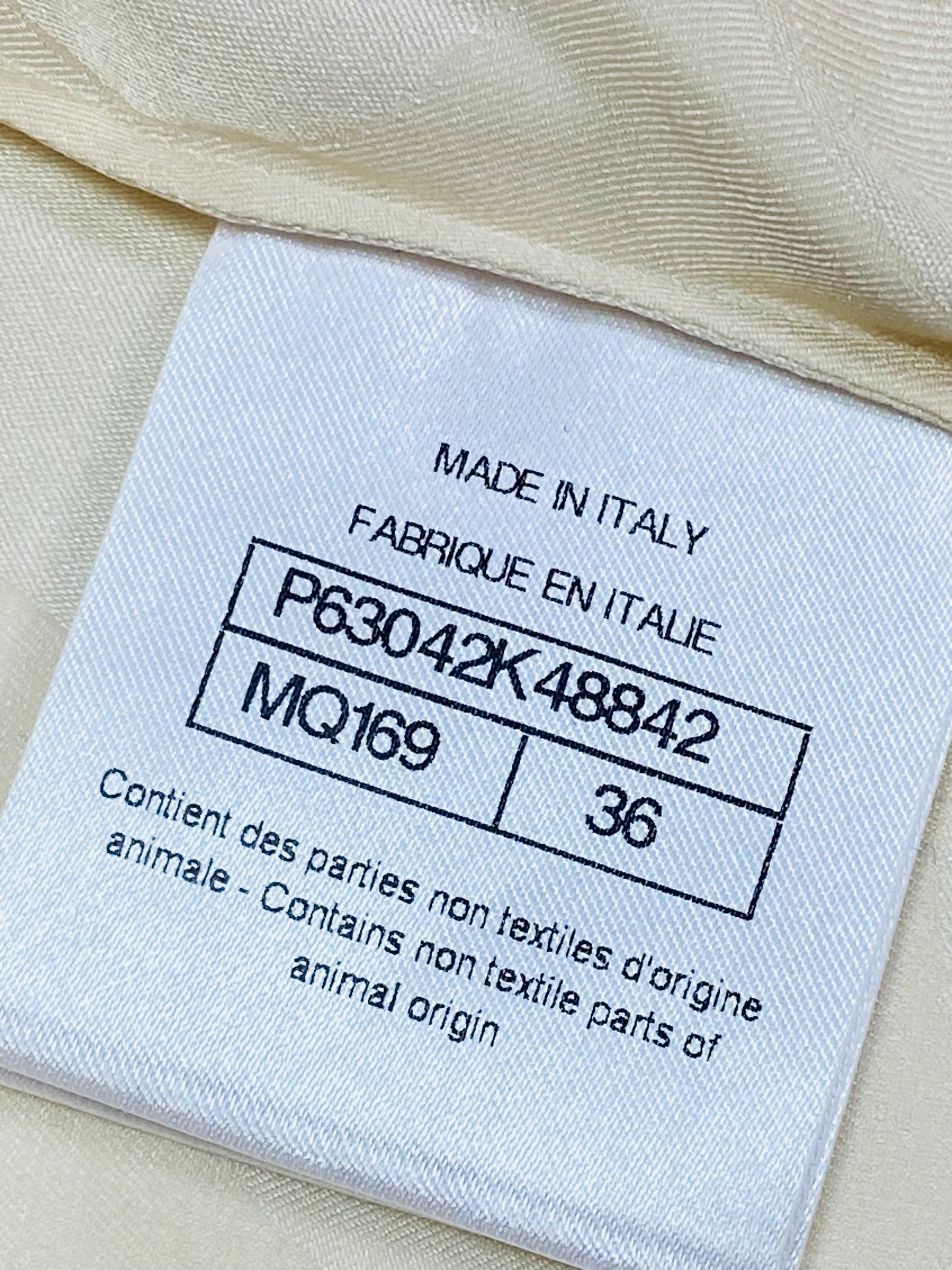 CHANEL floral knit dress