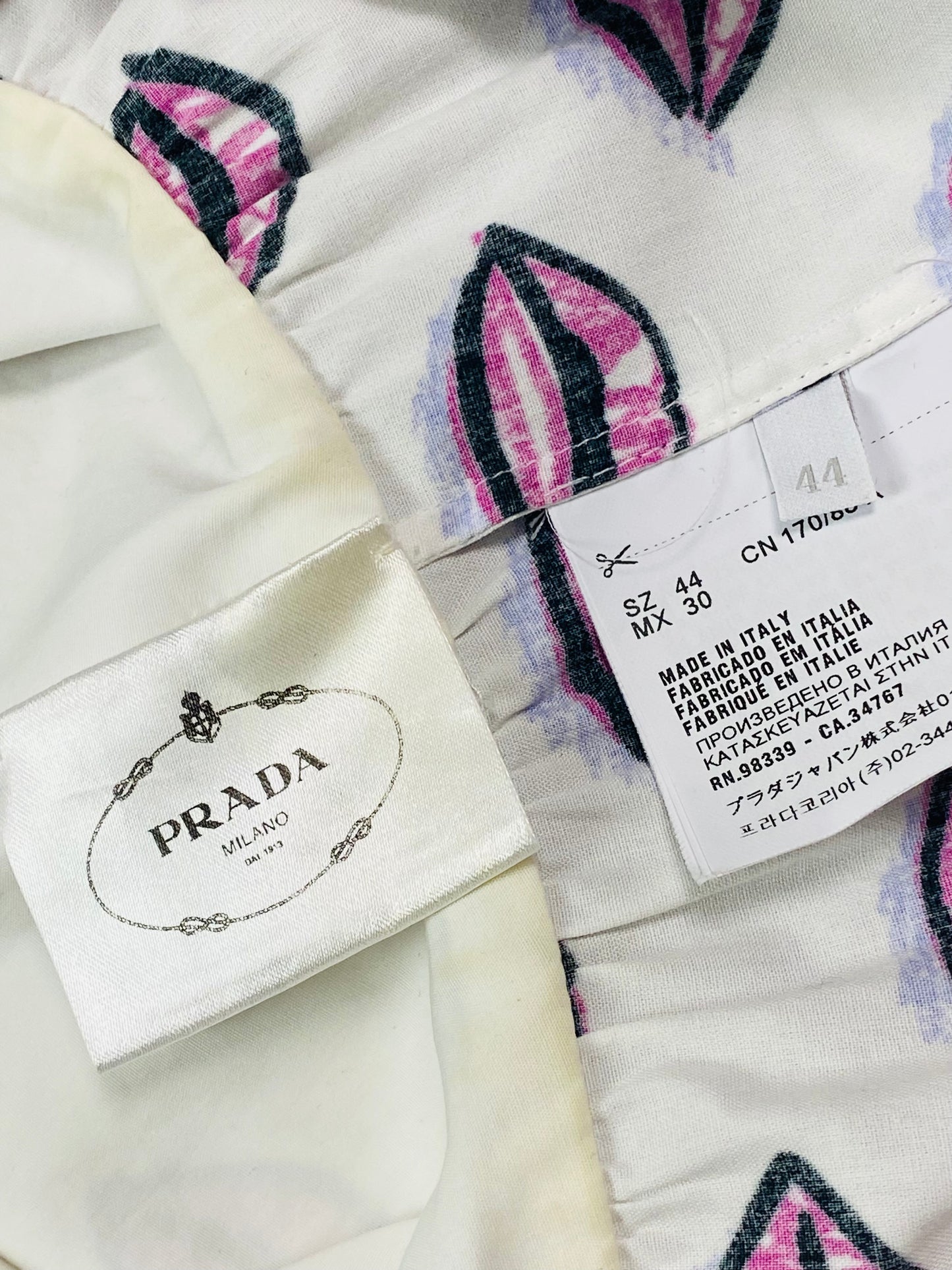 Prada 'Lips' dress