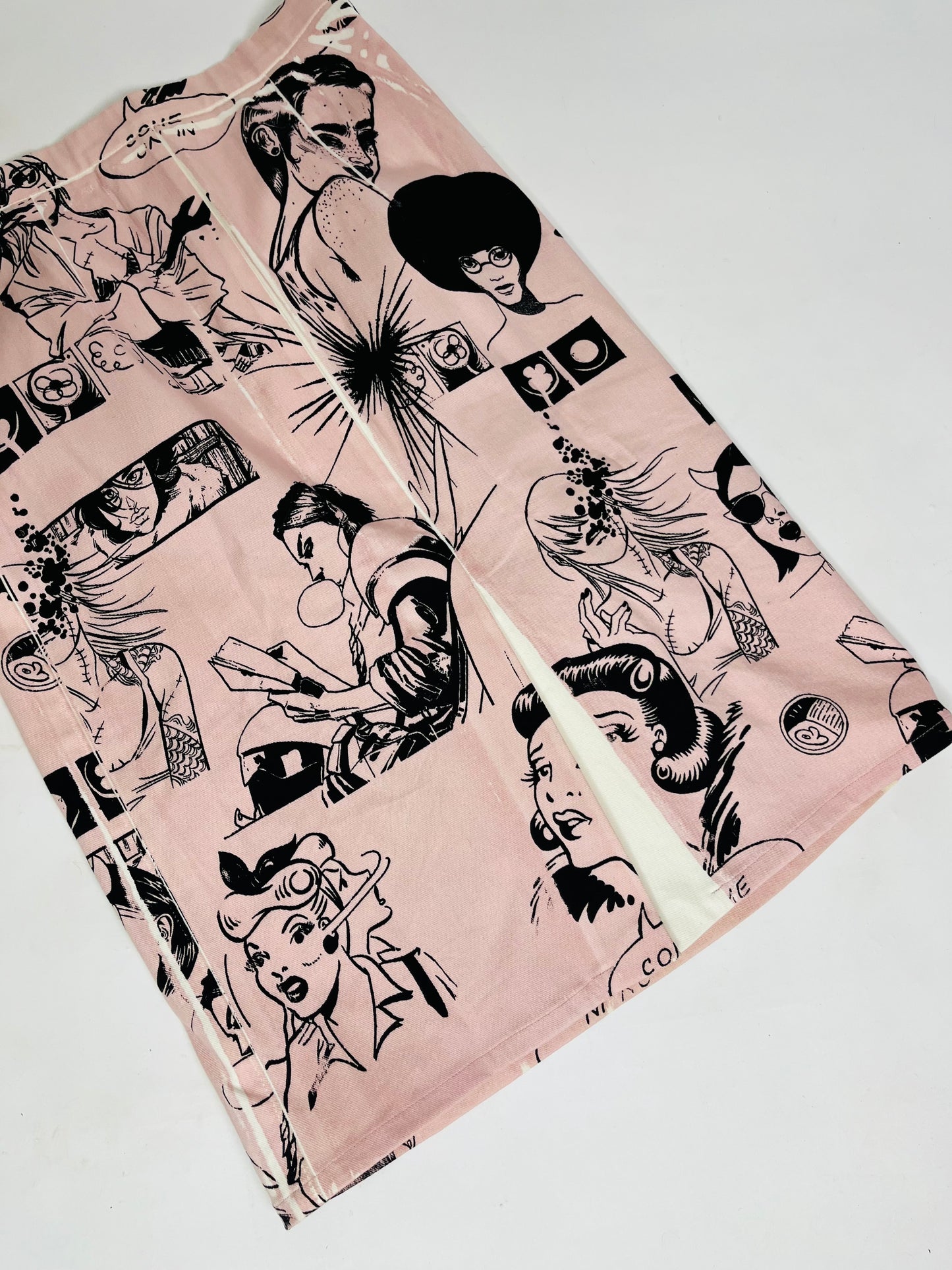 Prada graphic print skirt