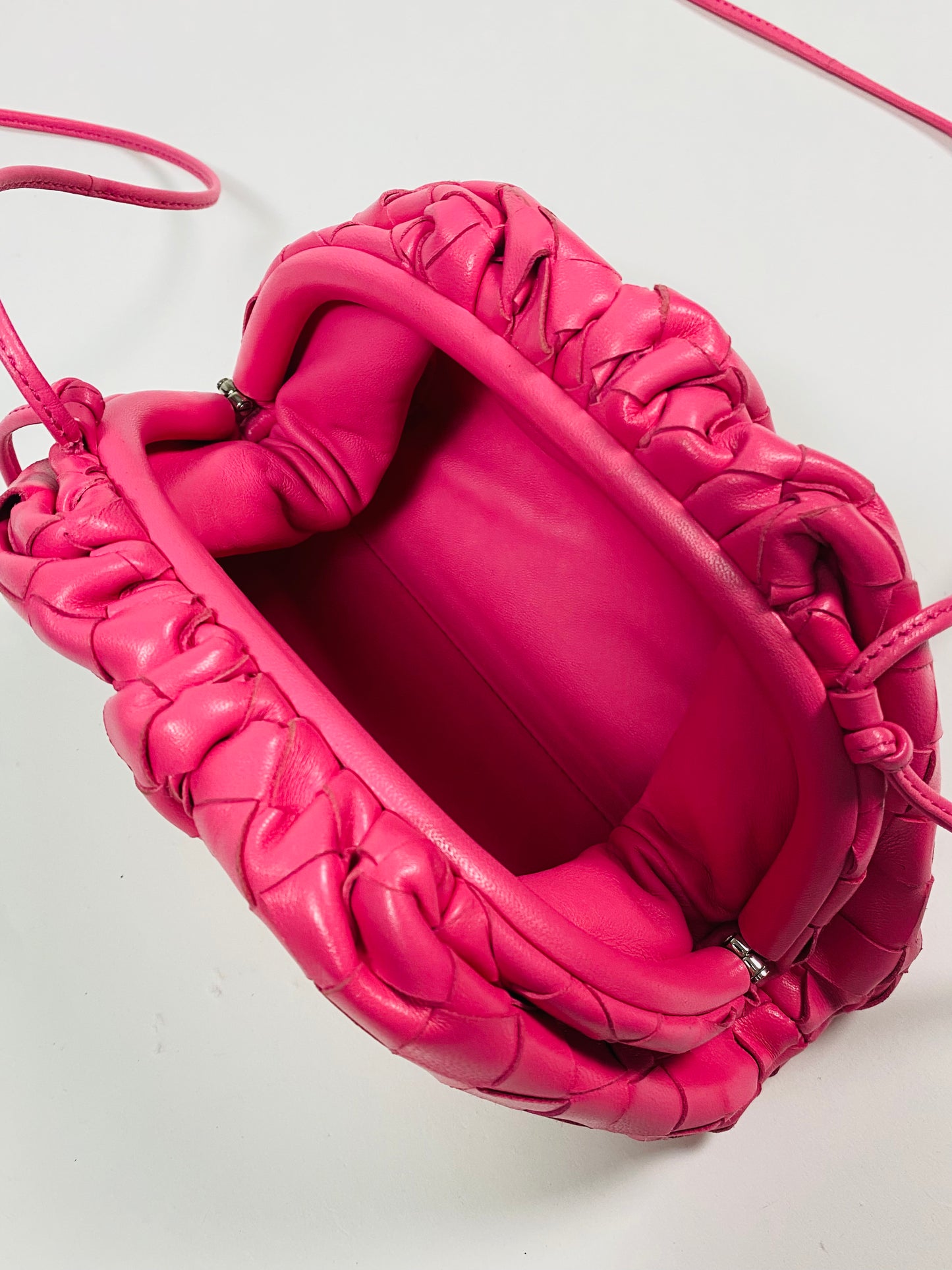 Bottega Veneta Lambskin Mini Pouch Bag