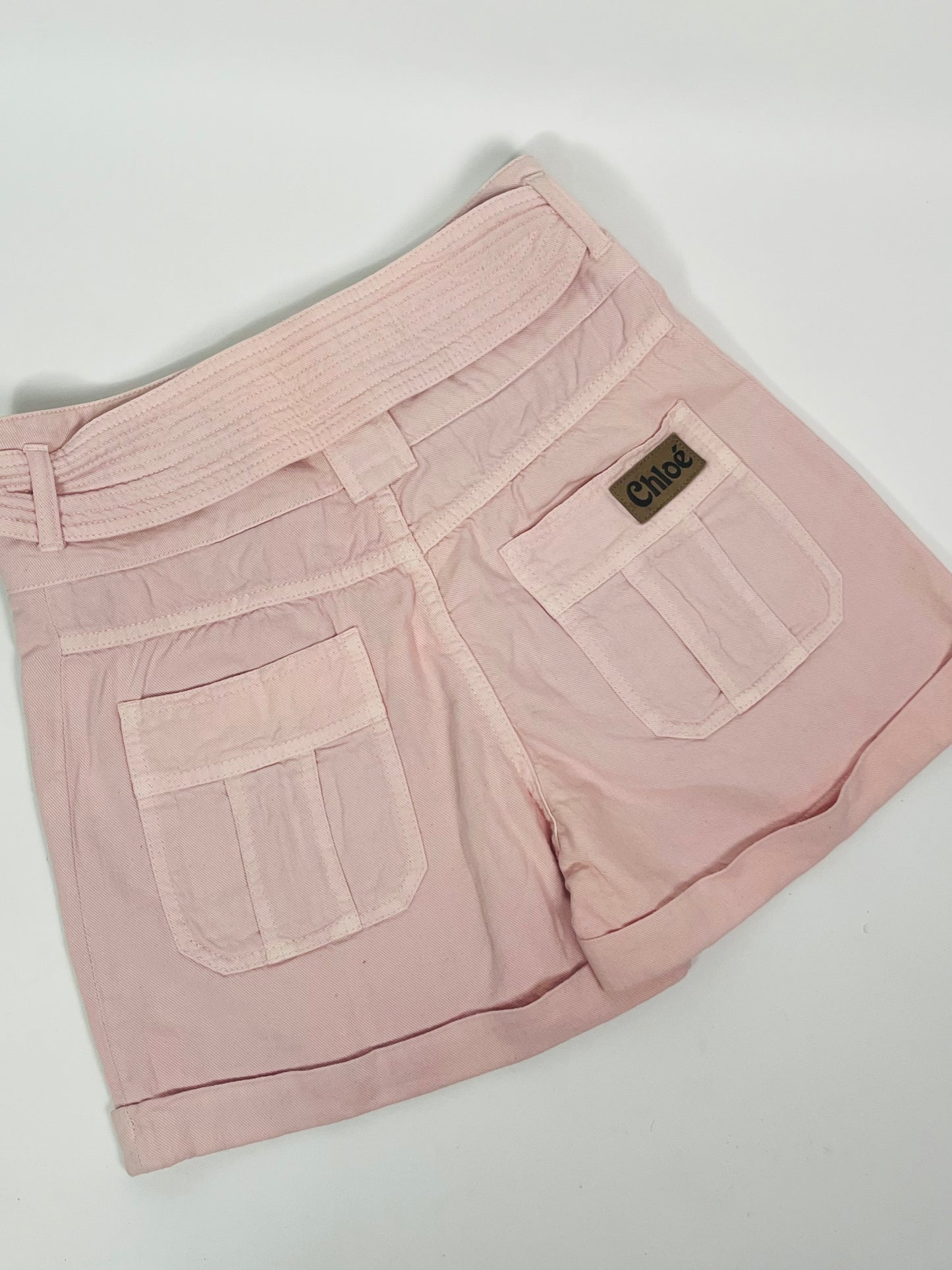 Chloe soft pink shorts