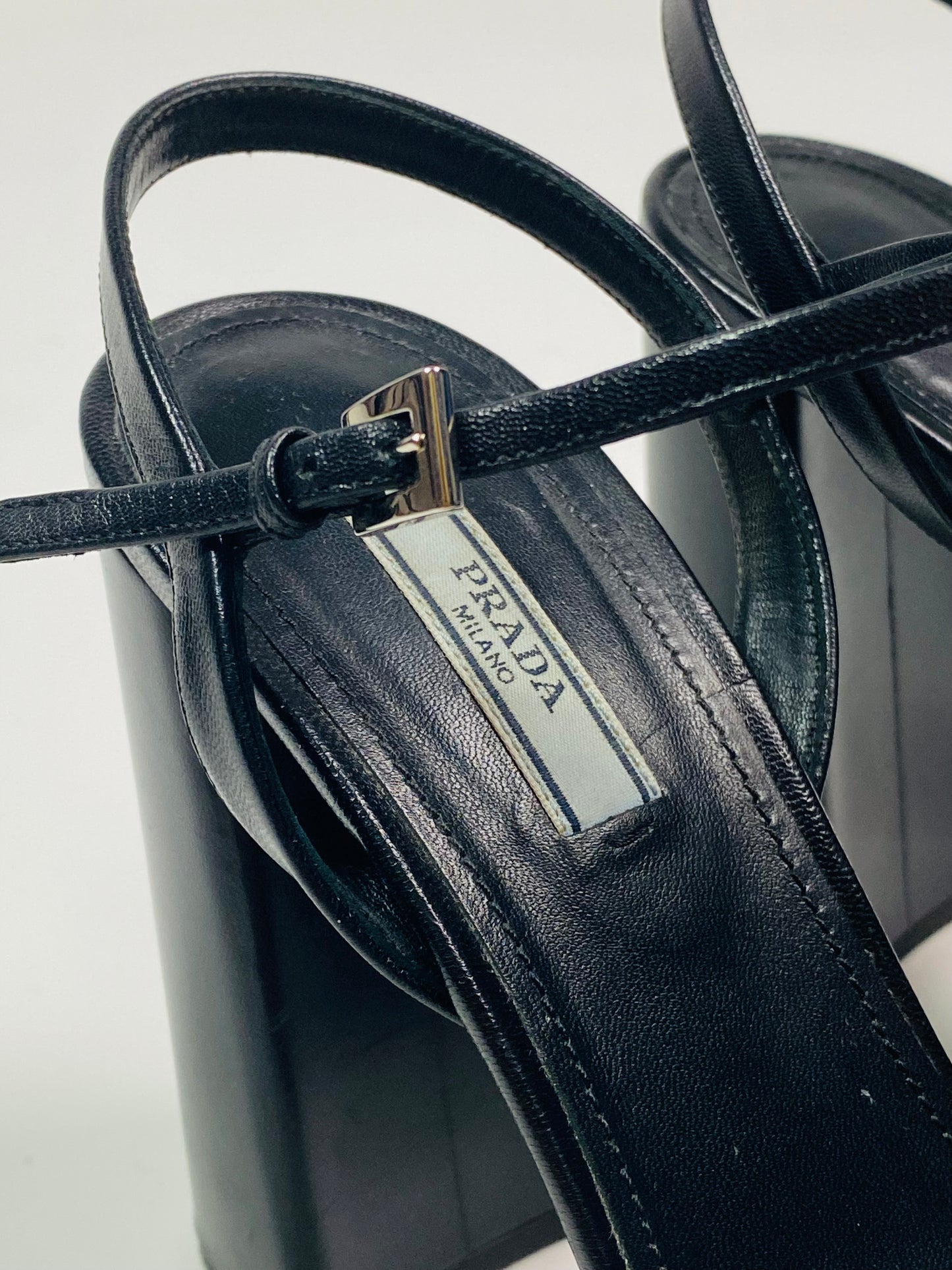 Prada Leather Platform Pumps