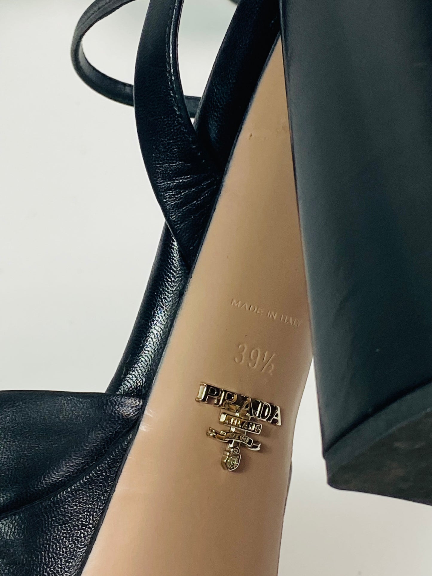 Prada Leather Platform Pumps