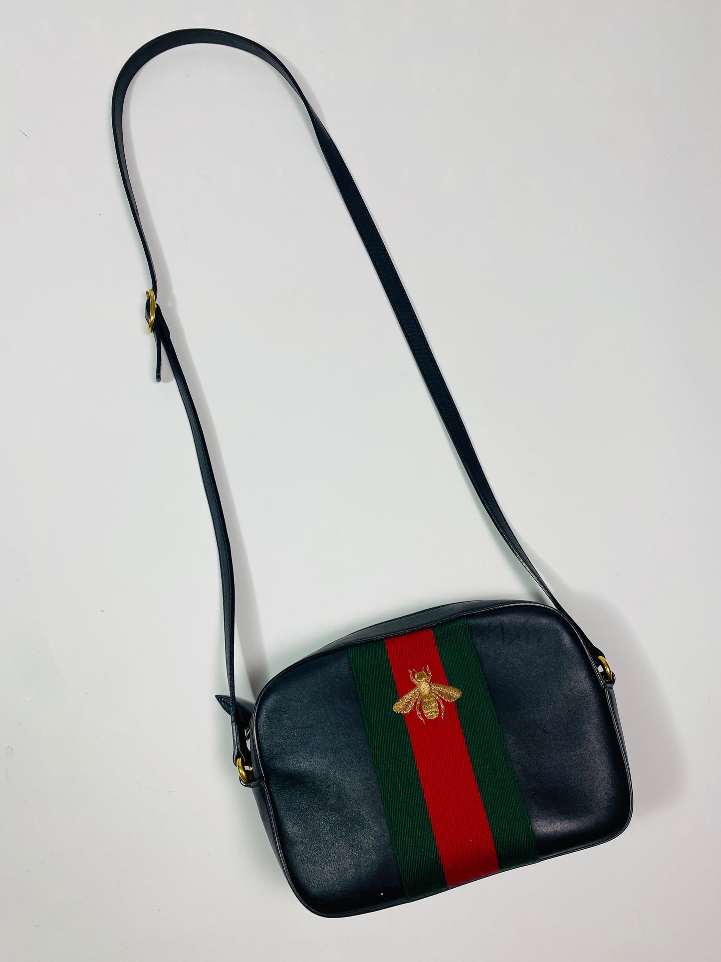 GUCCI Webby Bee Crossbody Bag