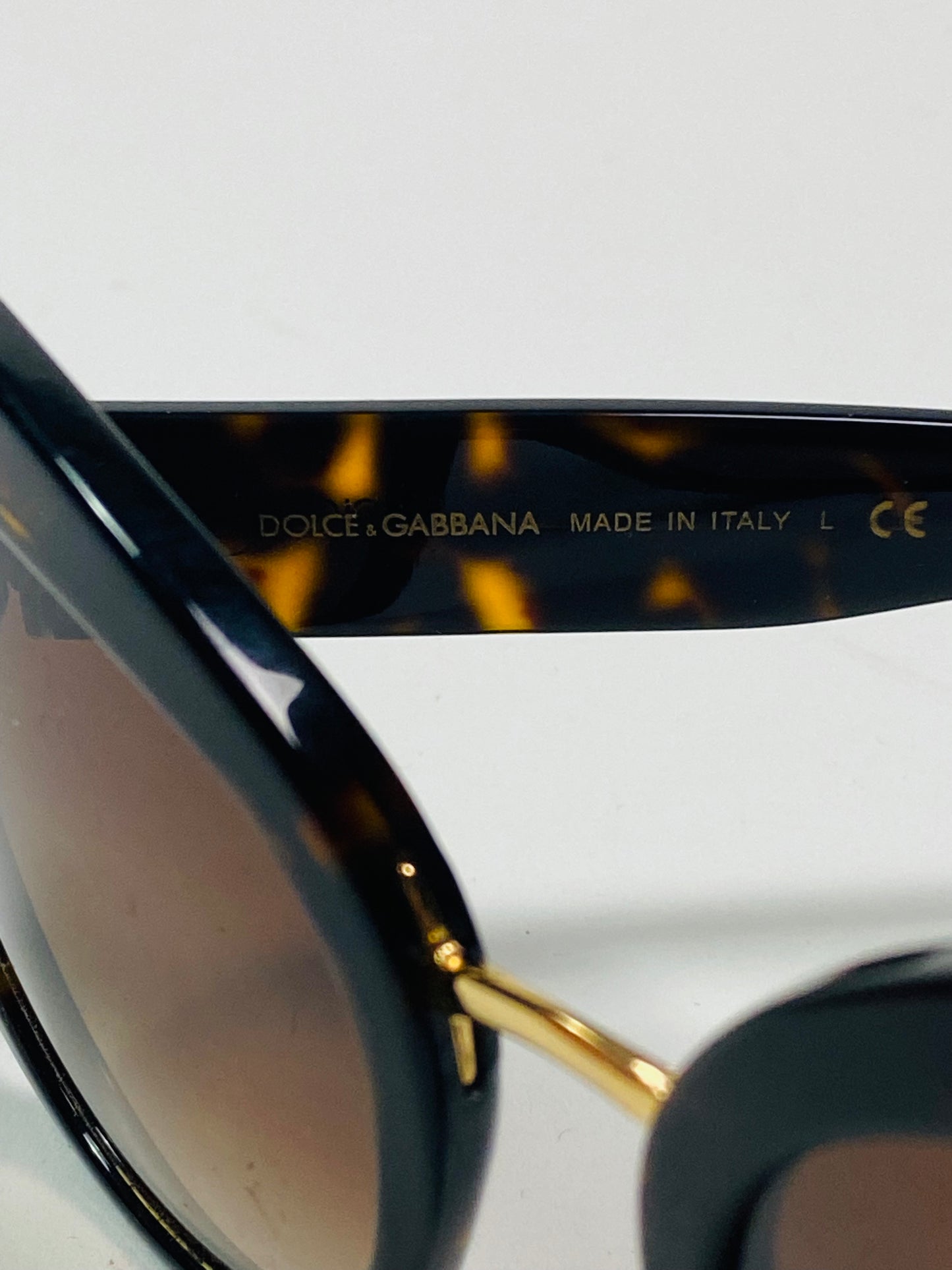 Dolce & Gabbana tortoise shell sunglasses