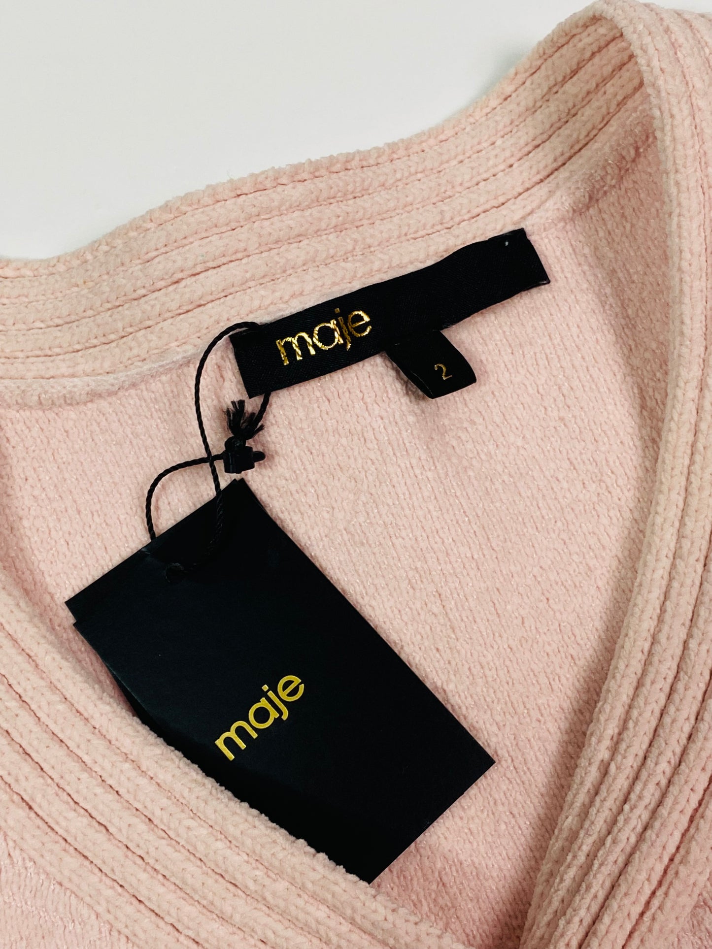 Maje 'Madere' Textured Cardigan