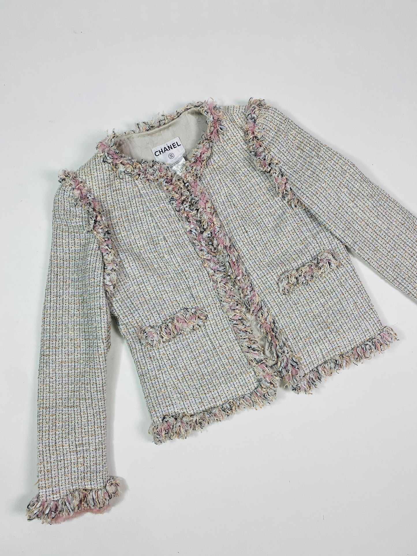 CHANEL Spring 2004 Tweed Skirt Suit