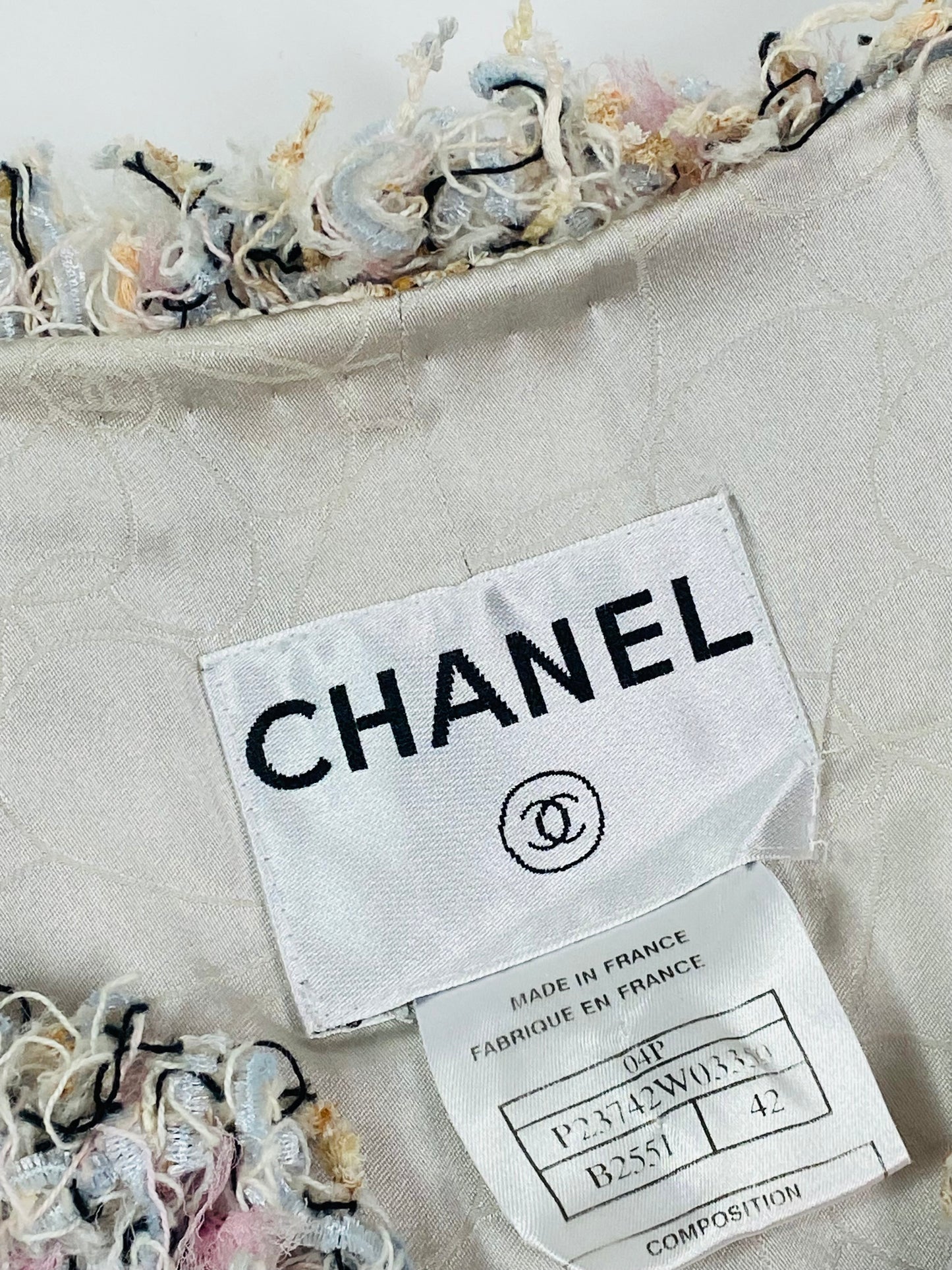 CHANEL Spring 2004 Tweed Skirt Suit