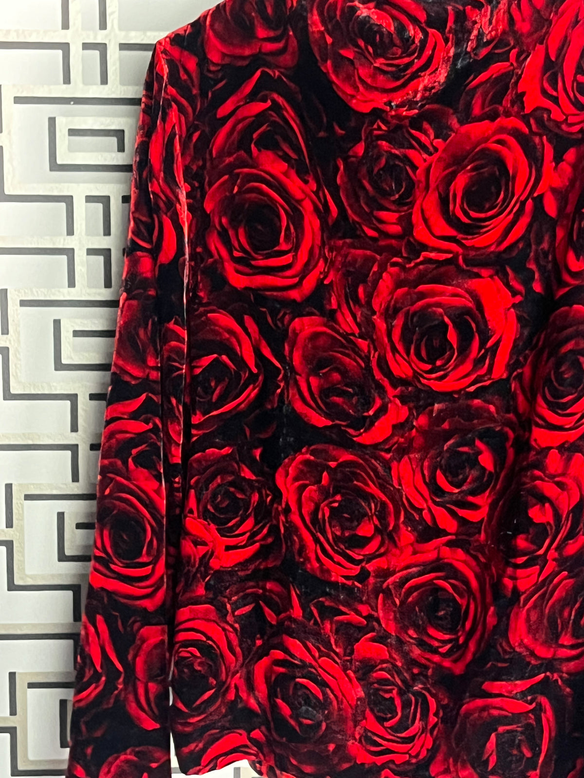 Dries Van Noten velour top
