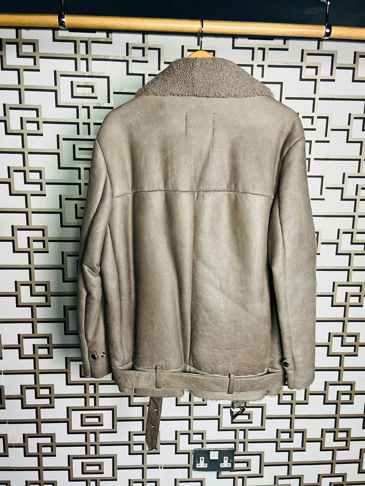 Acne Studios suede flight jacket