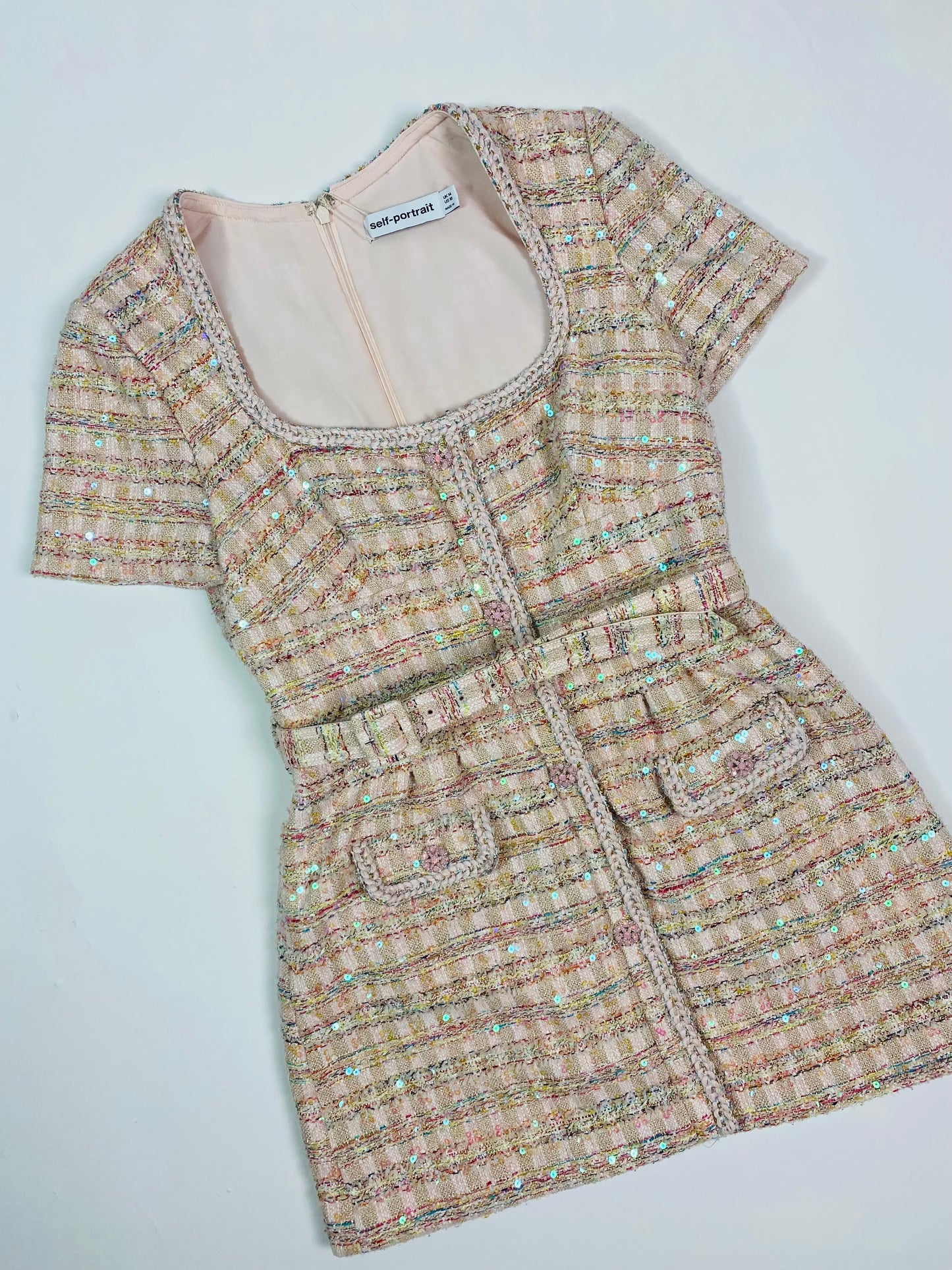 Self Portrait Belted Dress