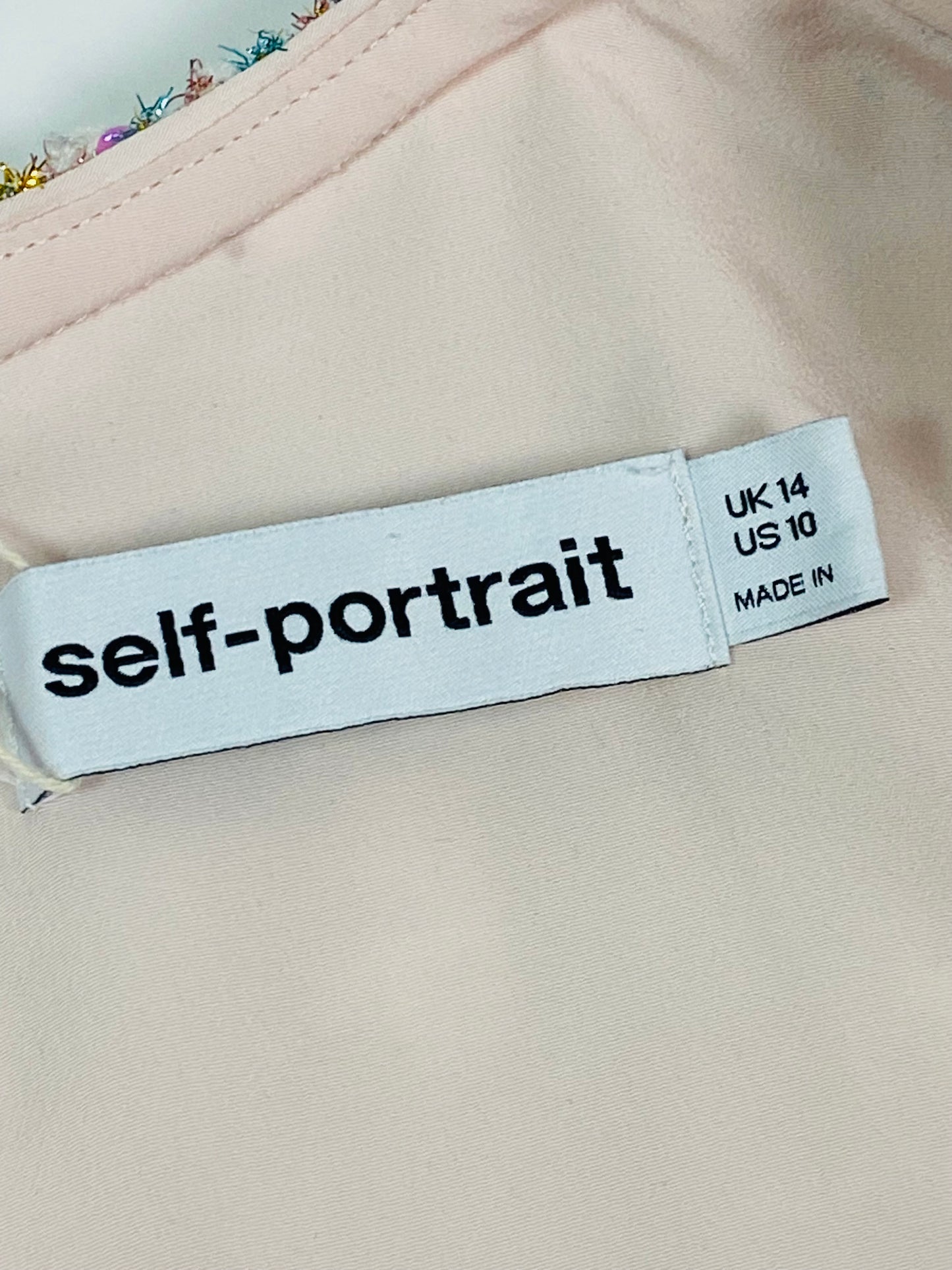 Self Portrait Belted Dress