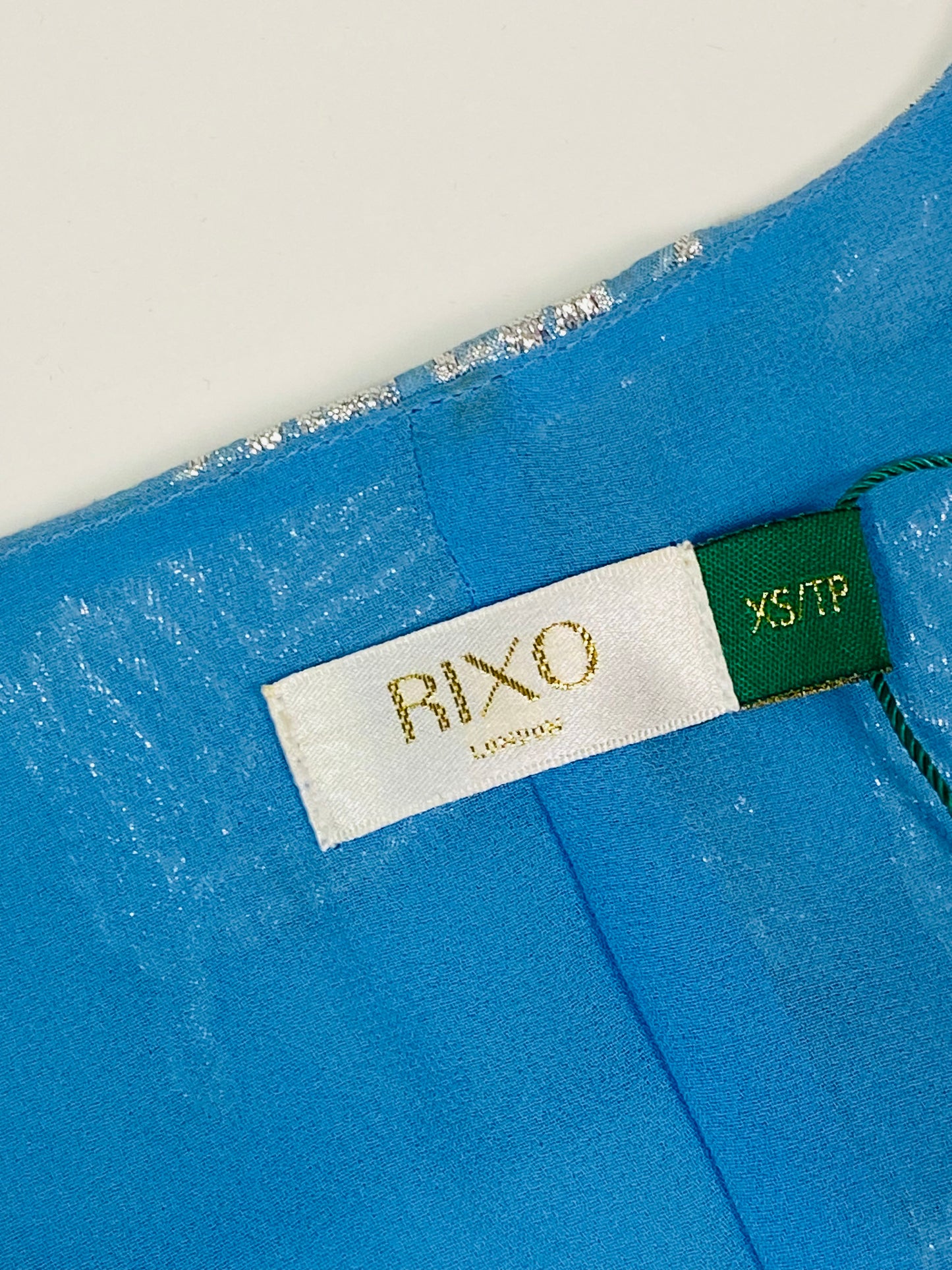 RIXO Flared Midi Dress