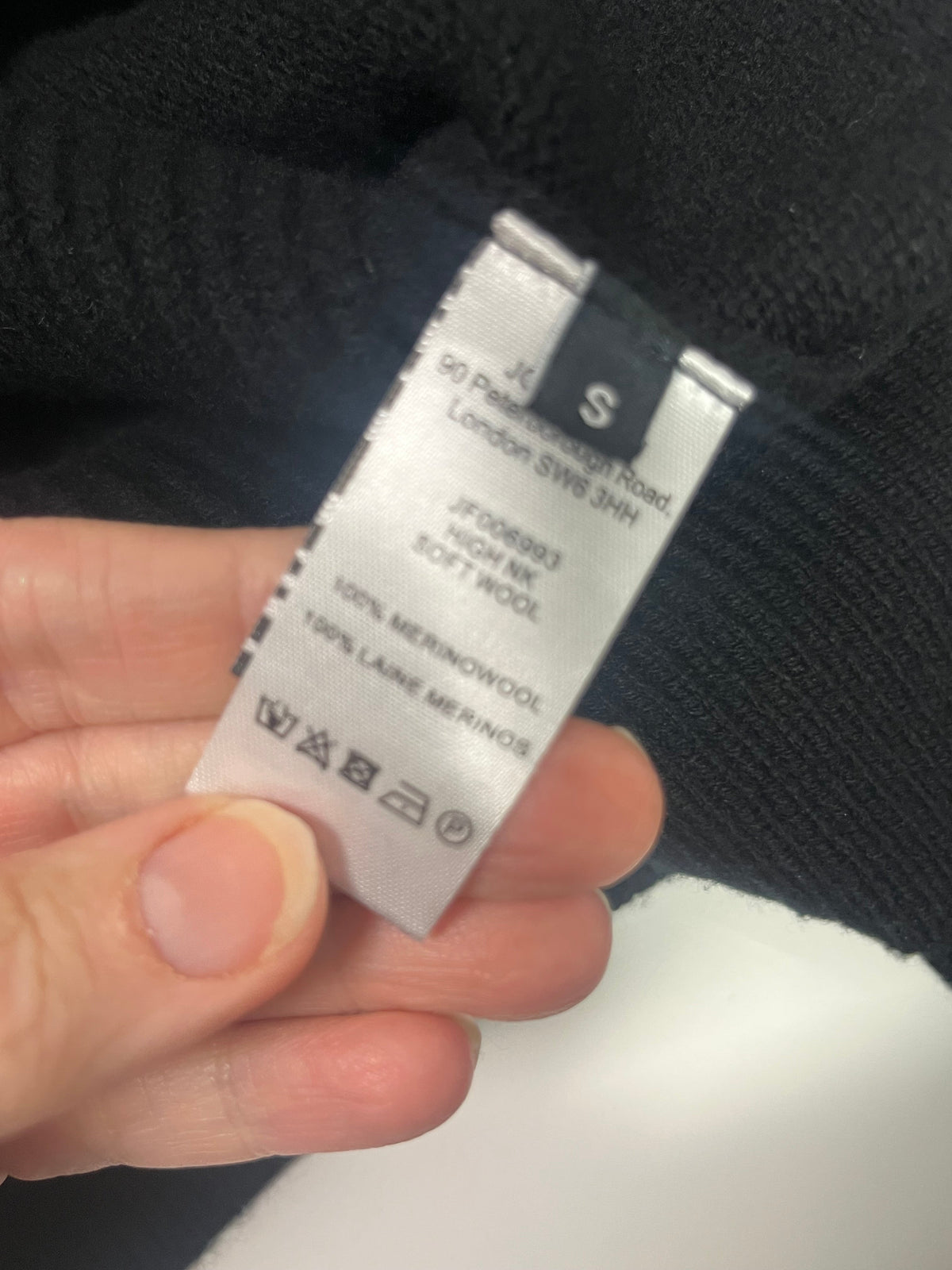 Joseph merino wool poloneck sweater