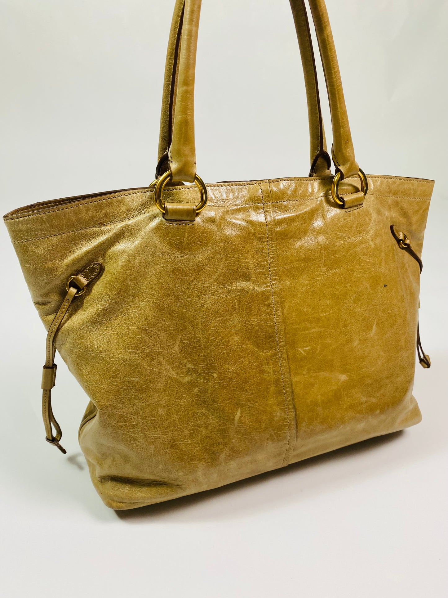 Prada Tan Leather Handbag